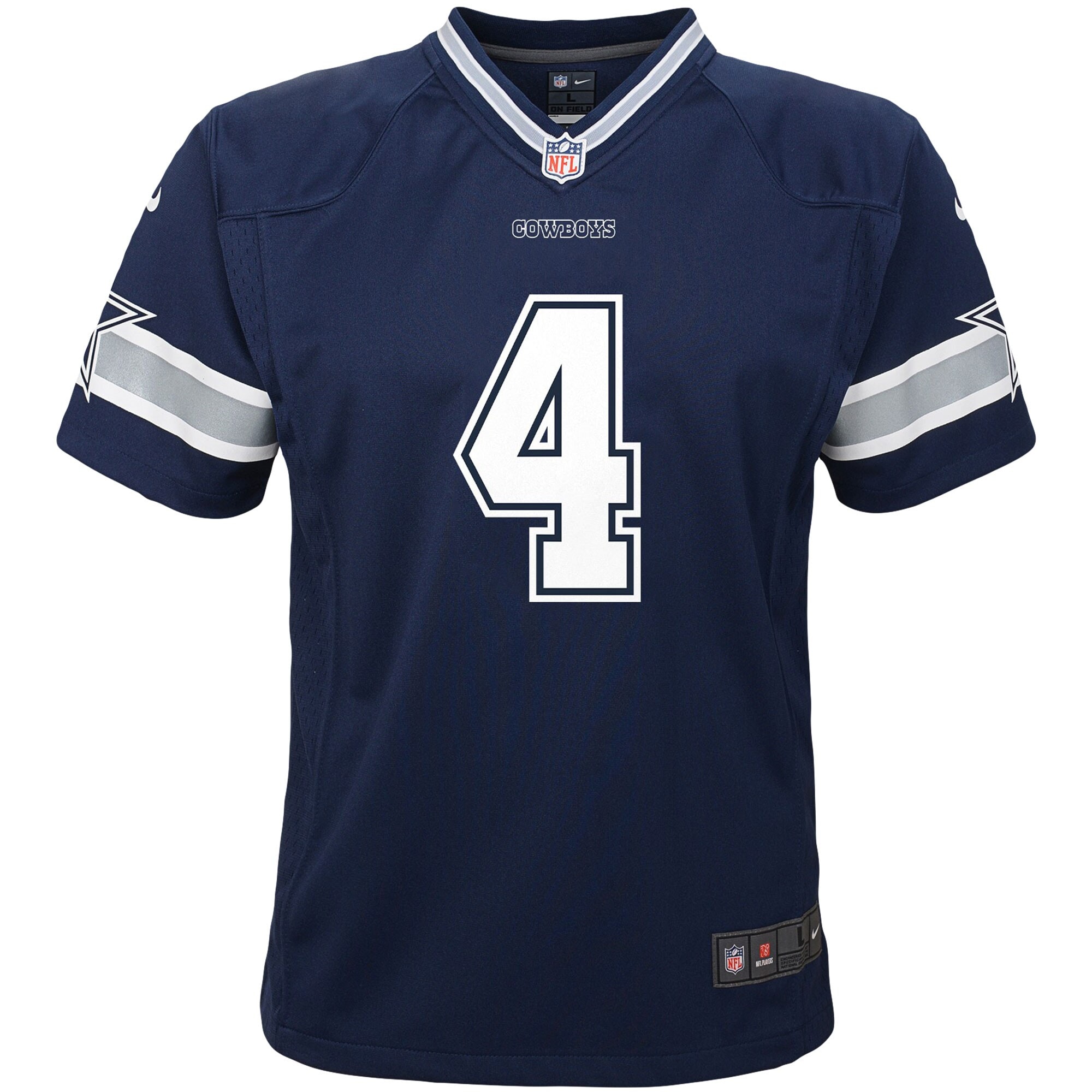 Infant Dallas Cowboys Dak Prescott Navy Player Game NFL Jersey Men's