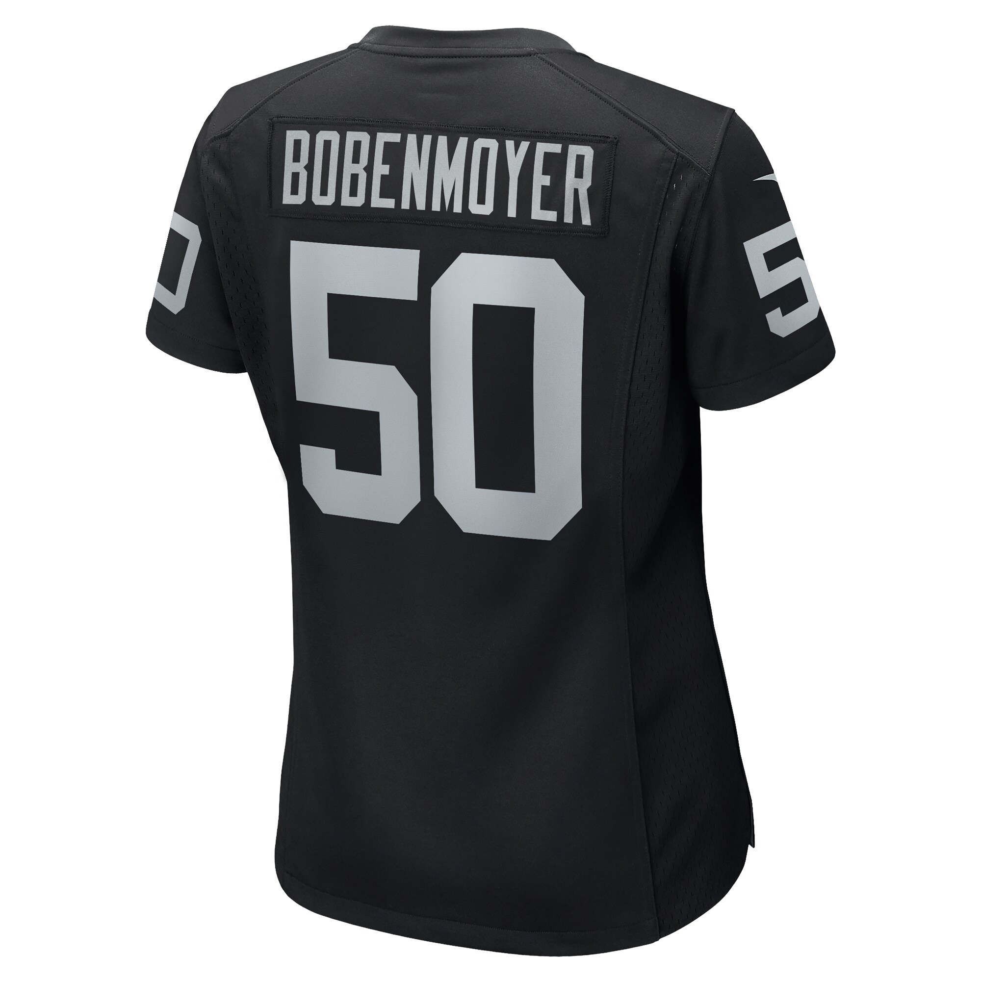 Las Vegas Raiders Jacob Bobenmoyer Black Game Player NFL Jersey Women's