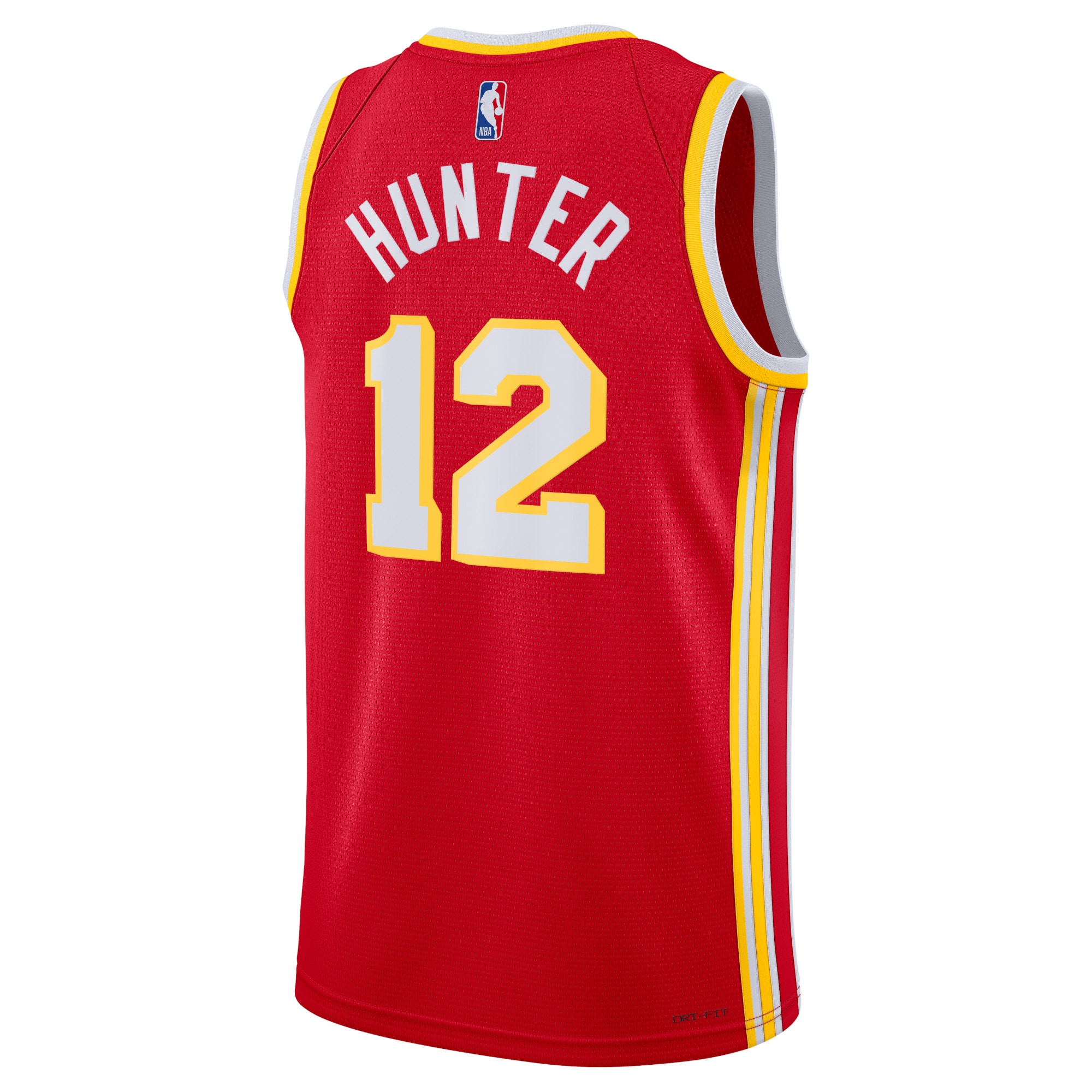 Atlanta Hawks Icon Edition Swingman Red De'Andre Hunte Unisex NBA Jersey Unisex