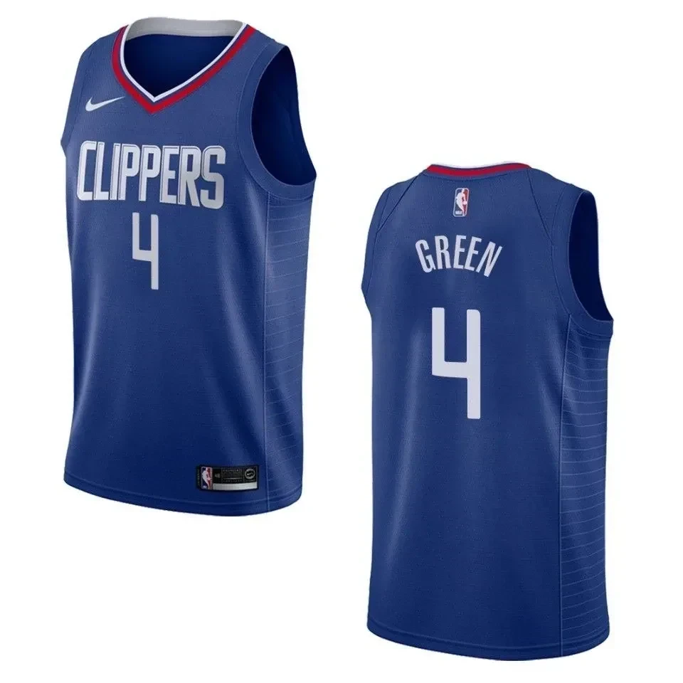 Los Angeles Clippers 4 Jamychal Green Icon Swingman Blue NBA Jersey Men's