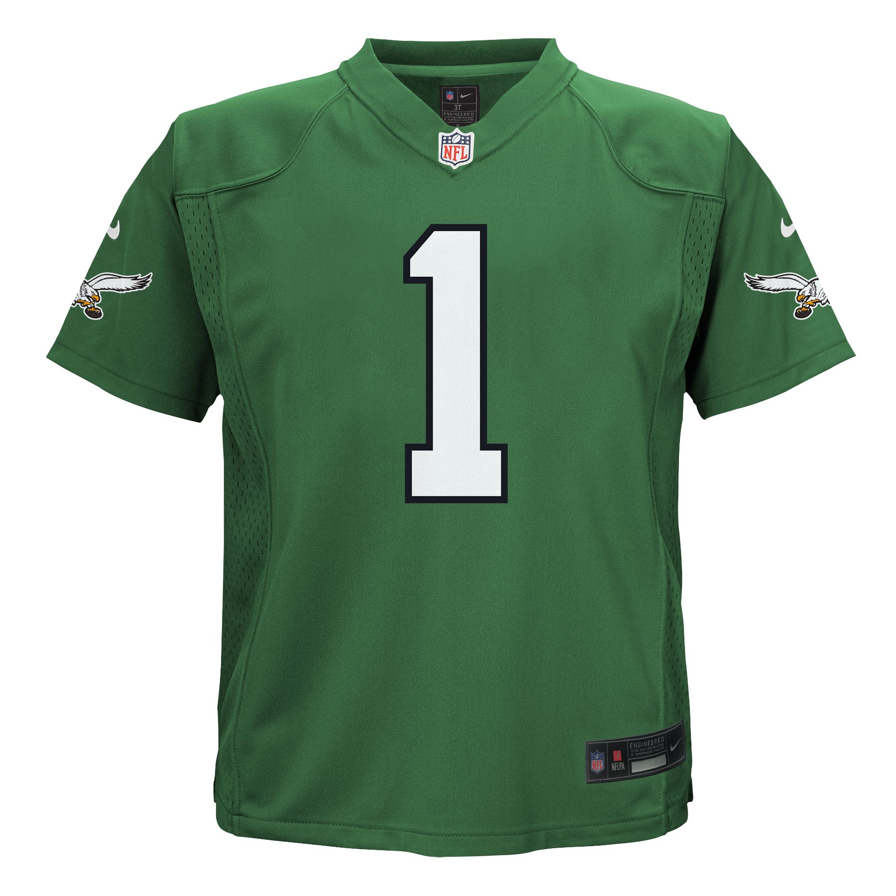 Preschool Philadelphia Eagles Jalen Hurts Kelly Green Game NFL Jersey Men's