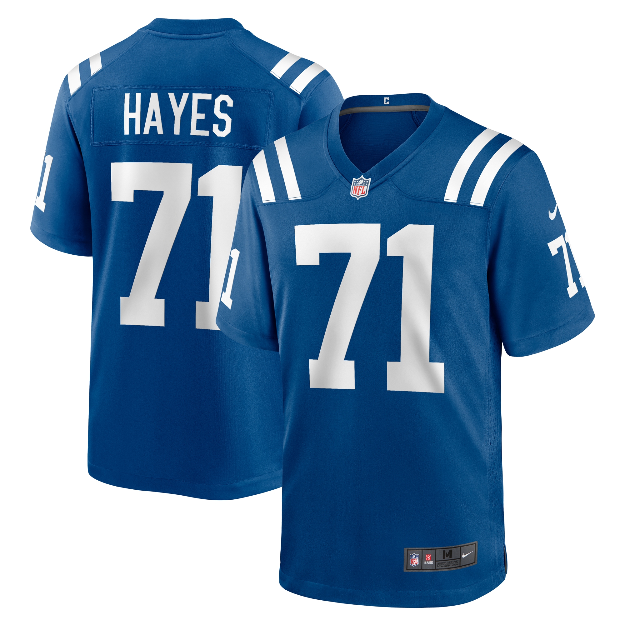 Indianapolis Colts Ryan Hayes Royal Team Game NFL Jersey Men's