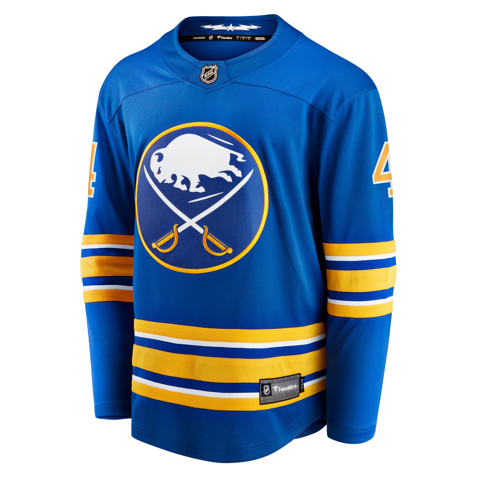 Buffalo Sabres Bowen Byram Royal Home Breakaway NHL Jersey Men's