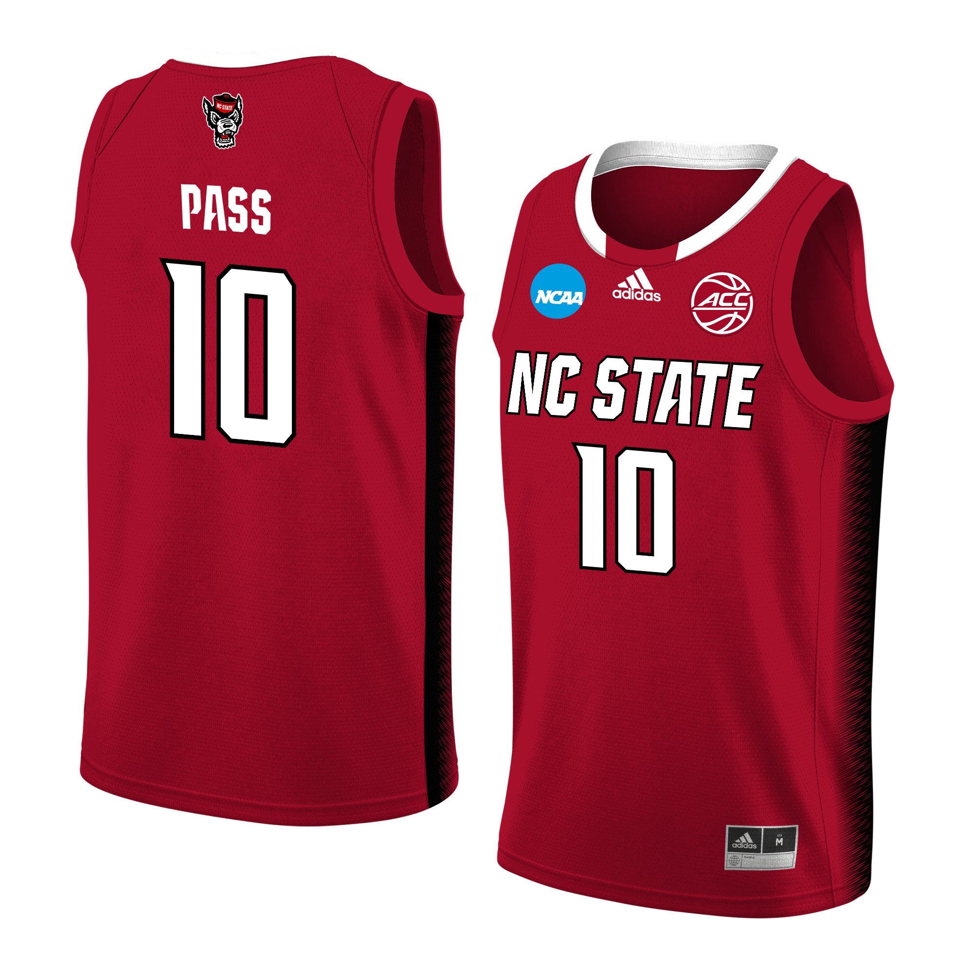 Breon Pass 10 NC State Wolfpack 2024 Red Unisex NCAA Jersey Unisex