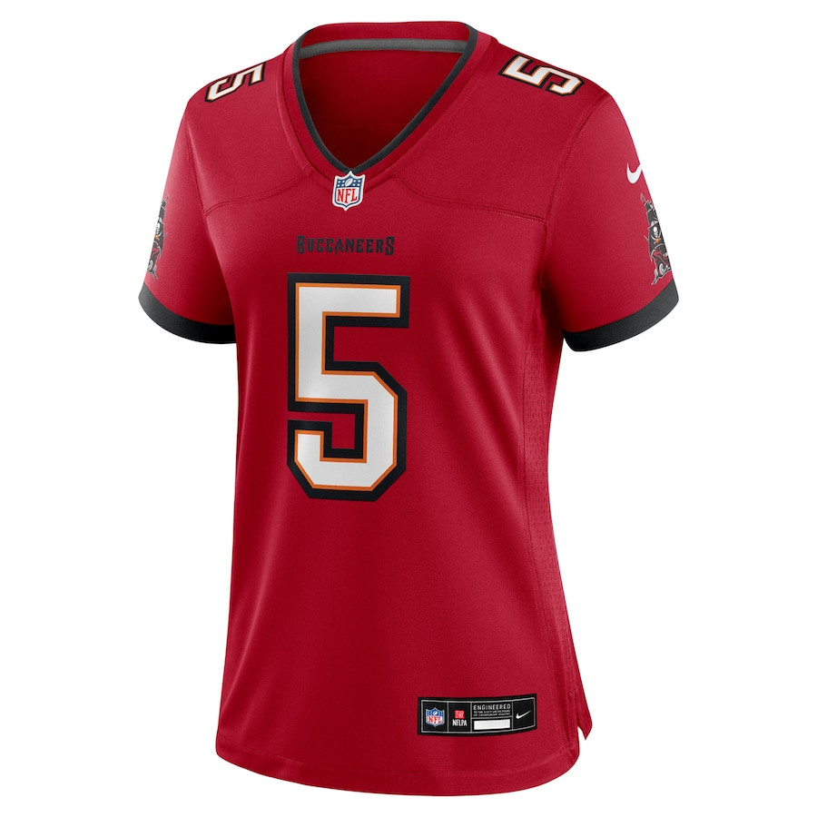 Jack Browning 5 Tampa Bay Buccaneers Game Red NFL Jersey Women's