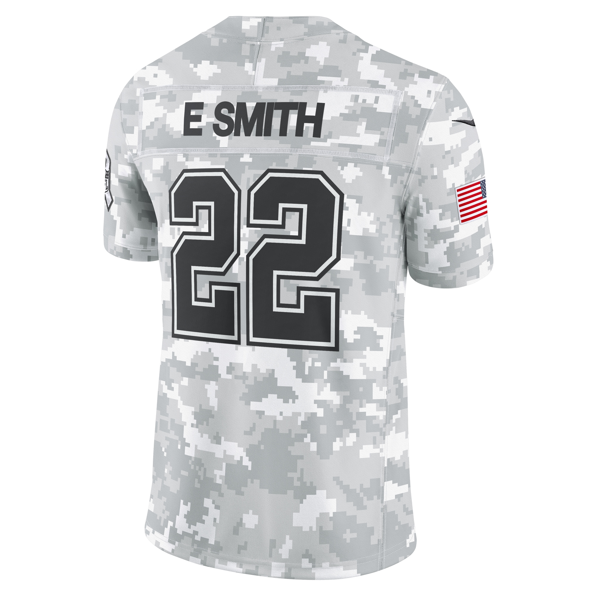 Dallas Cowboys Emmitt Smith Arctic Camo 2024 Salute to Service Retired Player Limited NFL Jersey Men's