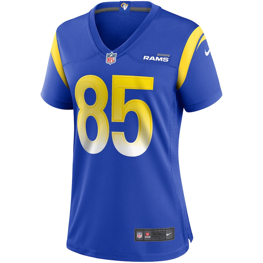 Jack Youngblood 85 Los Angeles Rams Game Retired Royal NFL Jersey Women's