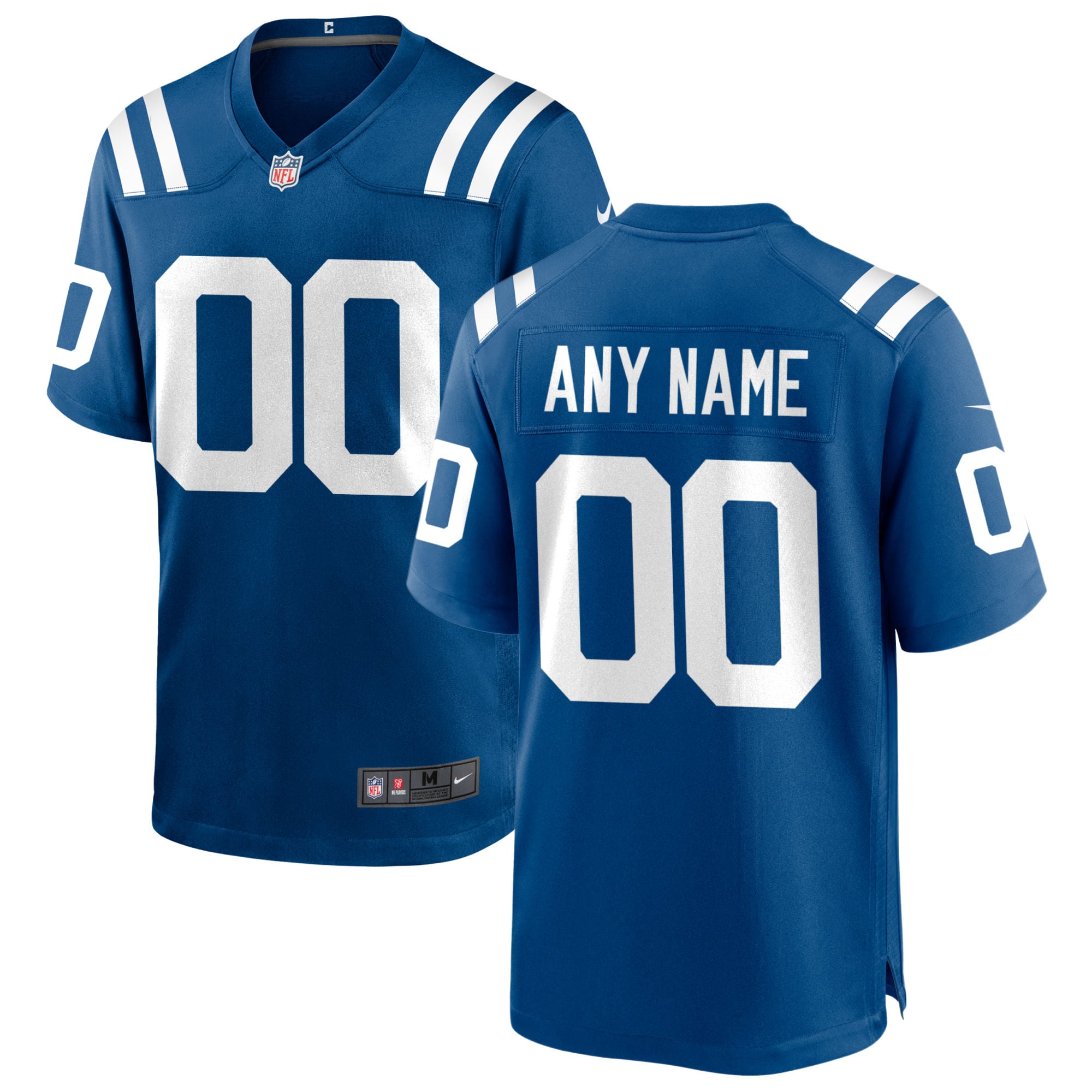 Indianapolis Colts Royal Custom Game NFL Jersey Men's