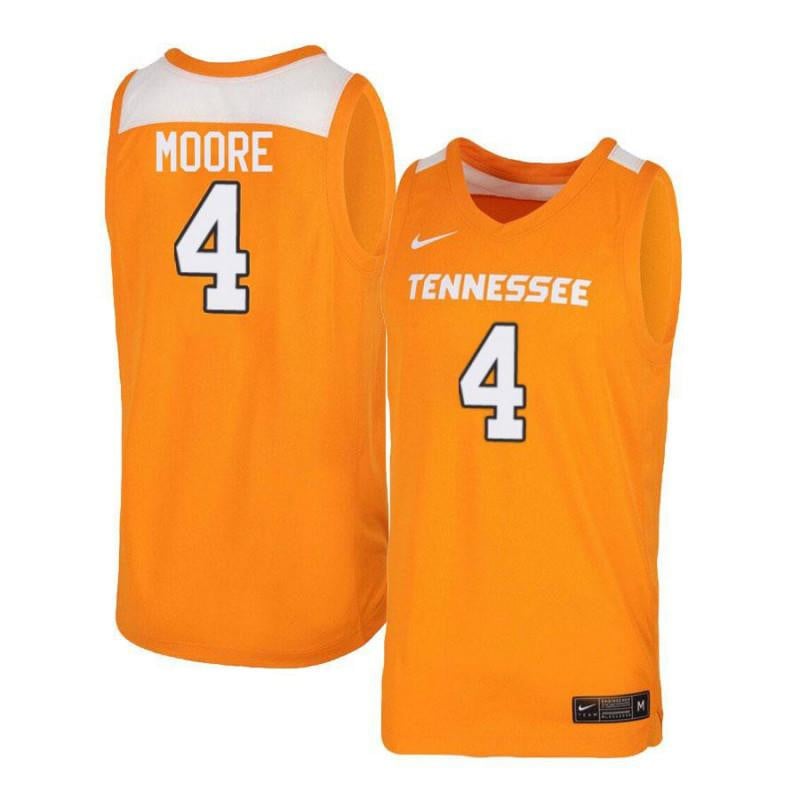 4 Armani Moore Orang White Elite Tennessee Volunteers NCAA Jersey Men's