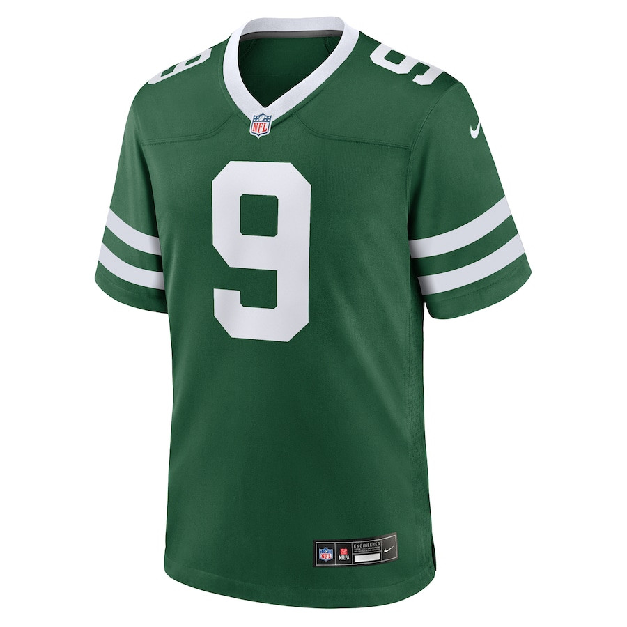 Greg Zuerlein 9 New York Jets Team Game Legacy Green NFL Jersey Men's