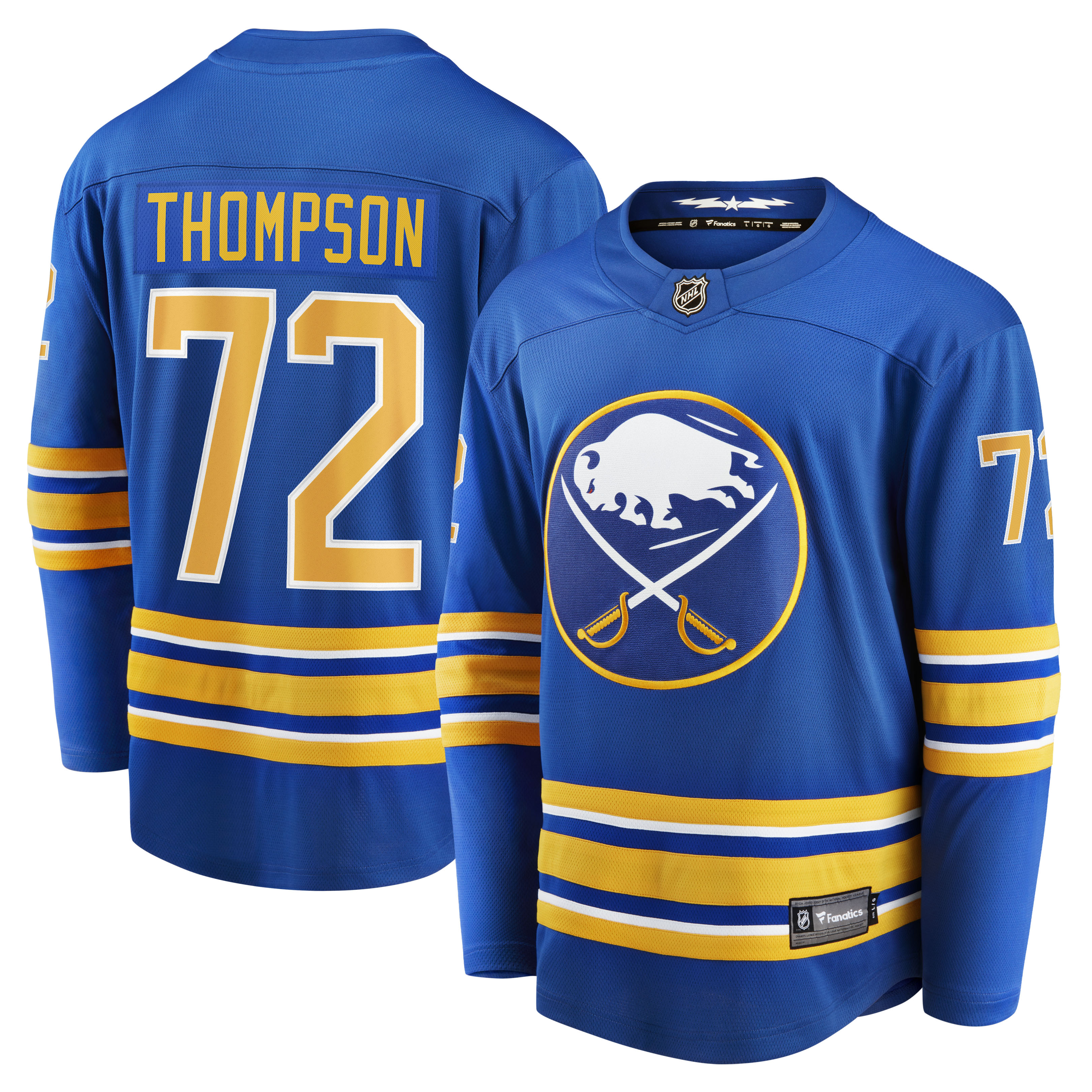 Buffalo Sabres Tage Thompson Royal Home Breakaway Player NHL Jersey Men's
