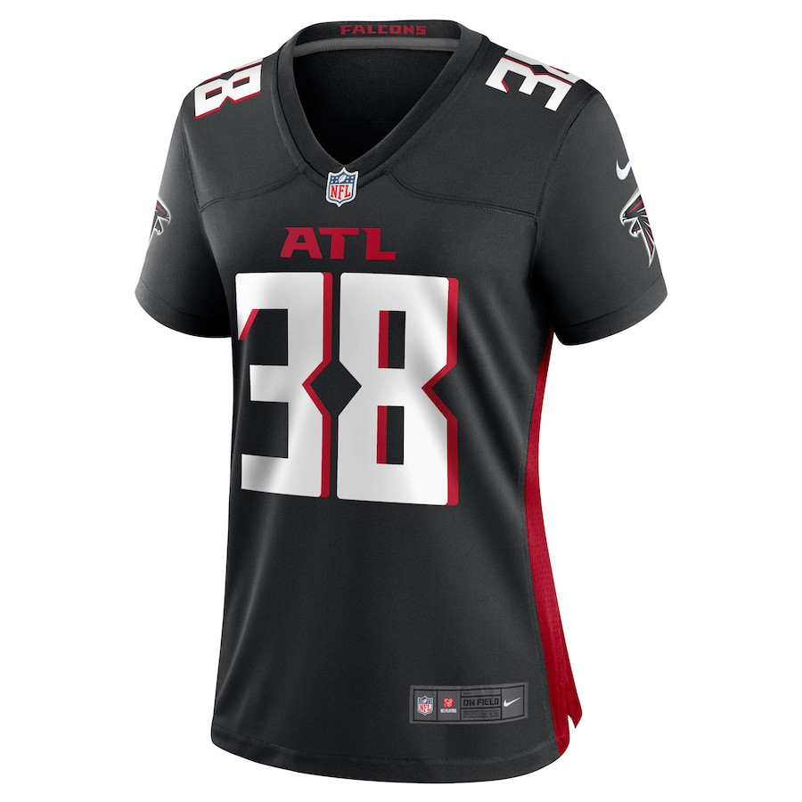 Arnold Tarpley III 38 Atlanta Falcons Game Black NFL Jersey Women's
