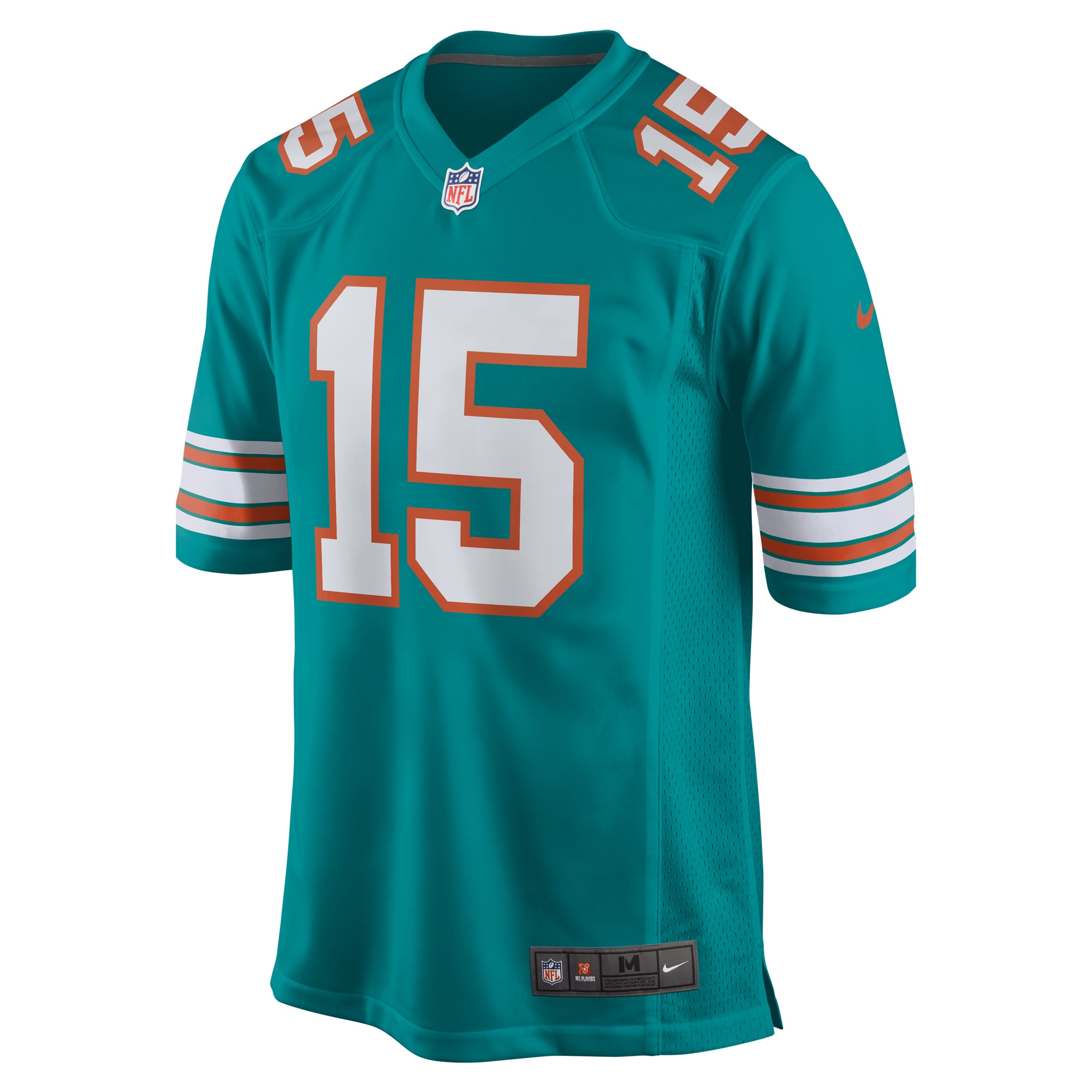 Miami Dolphins Jaelan Phillips Aqua Alternate Game NFL Jersey Men's