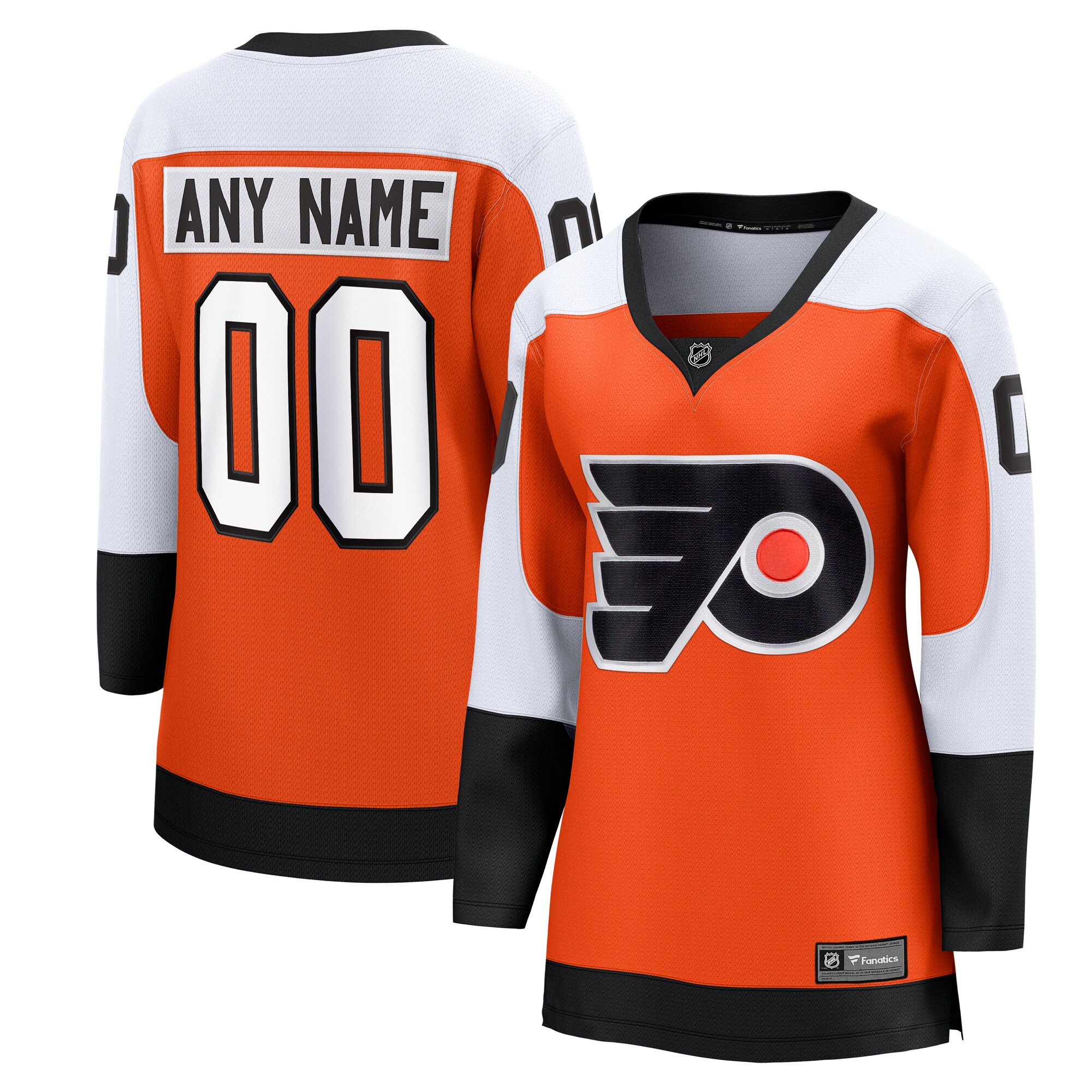 Philadelphia Flyers Burnt Orange Home Premier Breakaway Custom NHL Jersey Women's