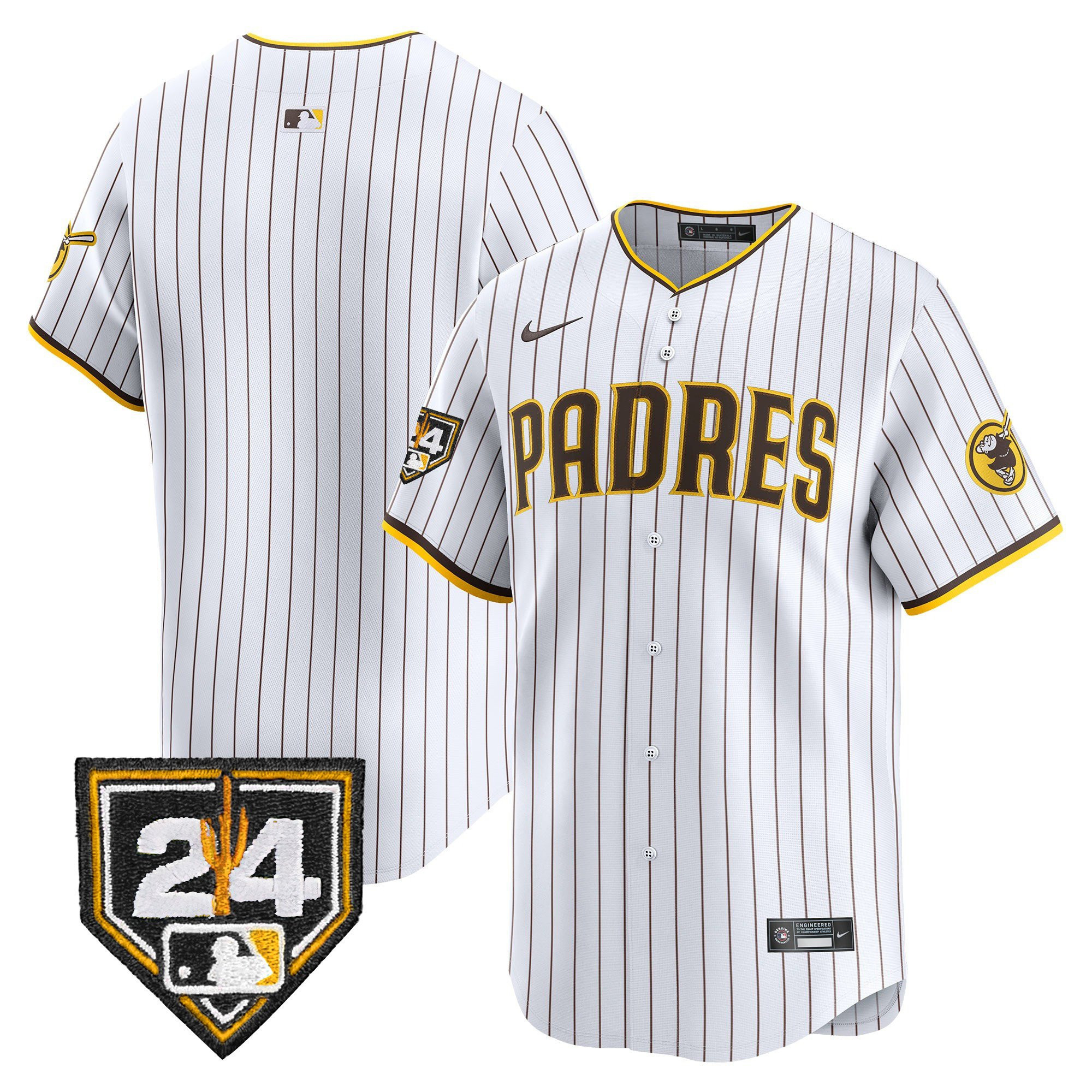 San Diego Padres 2024 Spring Training White MLB Jersey Men's