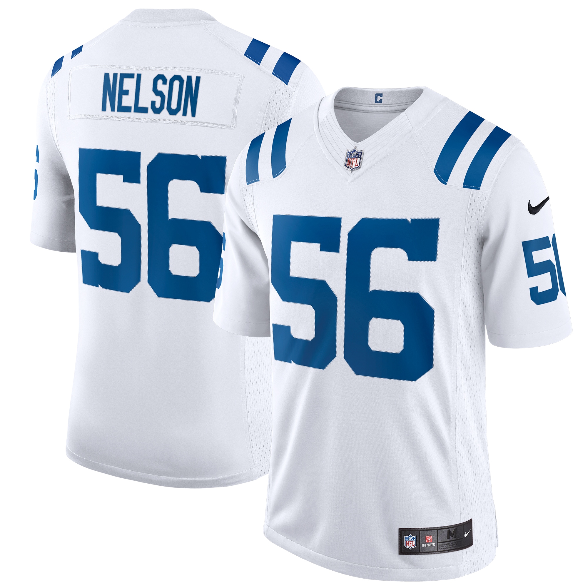 Indianapolis Colts Quenton Nelson White Vapor Limited NFL Jersey Men's