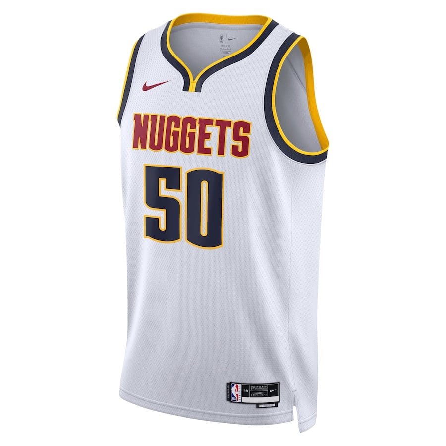 Aaron Gordon 50 Denver Nuggets Unisex Swingman Association Editio White NBA Jersey Unisex