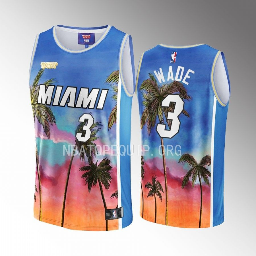 Dwyane Wade 3 Miami Heat KidSuper Studio Unisex Hometown NBA Jersey Unisex