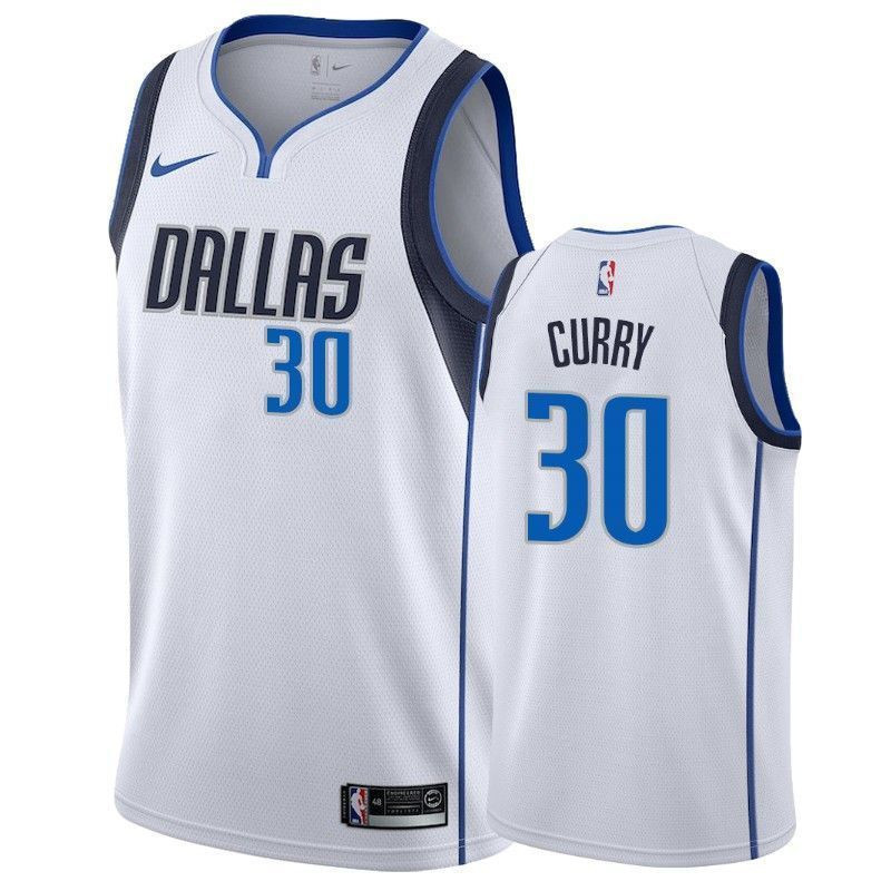 Dallas Mavericks Seth Curry 30 Association NBA Jersey Men's