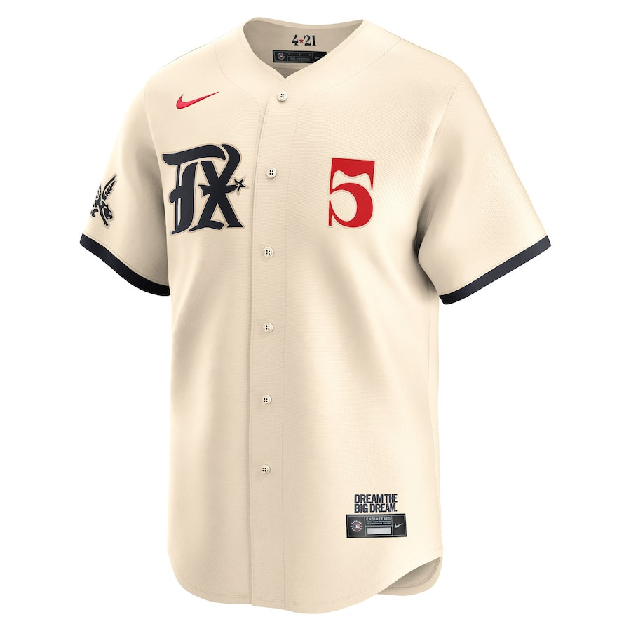 Corey Seager 5 Texas Rangers City Connect Limited Natural MLB Jersey Men's
