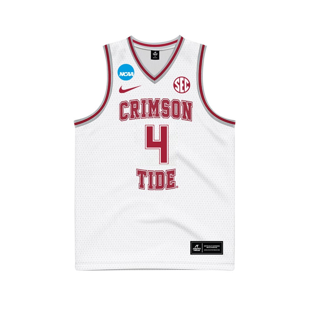 Davin Cosby Jr. 4 Alabama Crimson Tide 2024 White Unisex NCAA Jersey Unisex