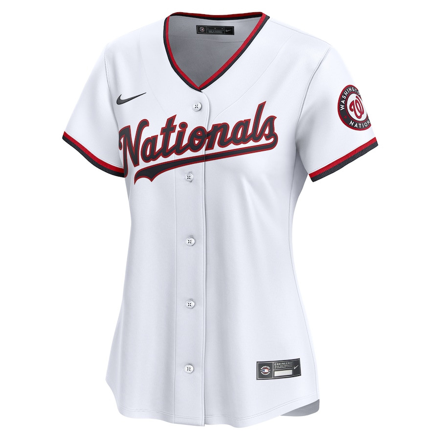 Dylan Crews 3 Washington Nationals Home Limited Player White MLB Jersey Women's