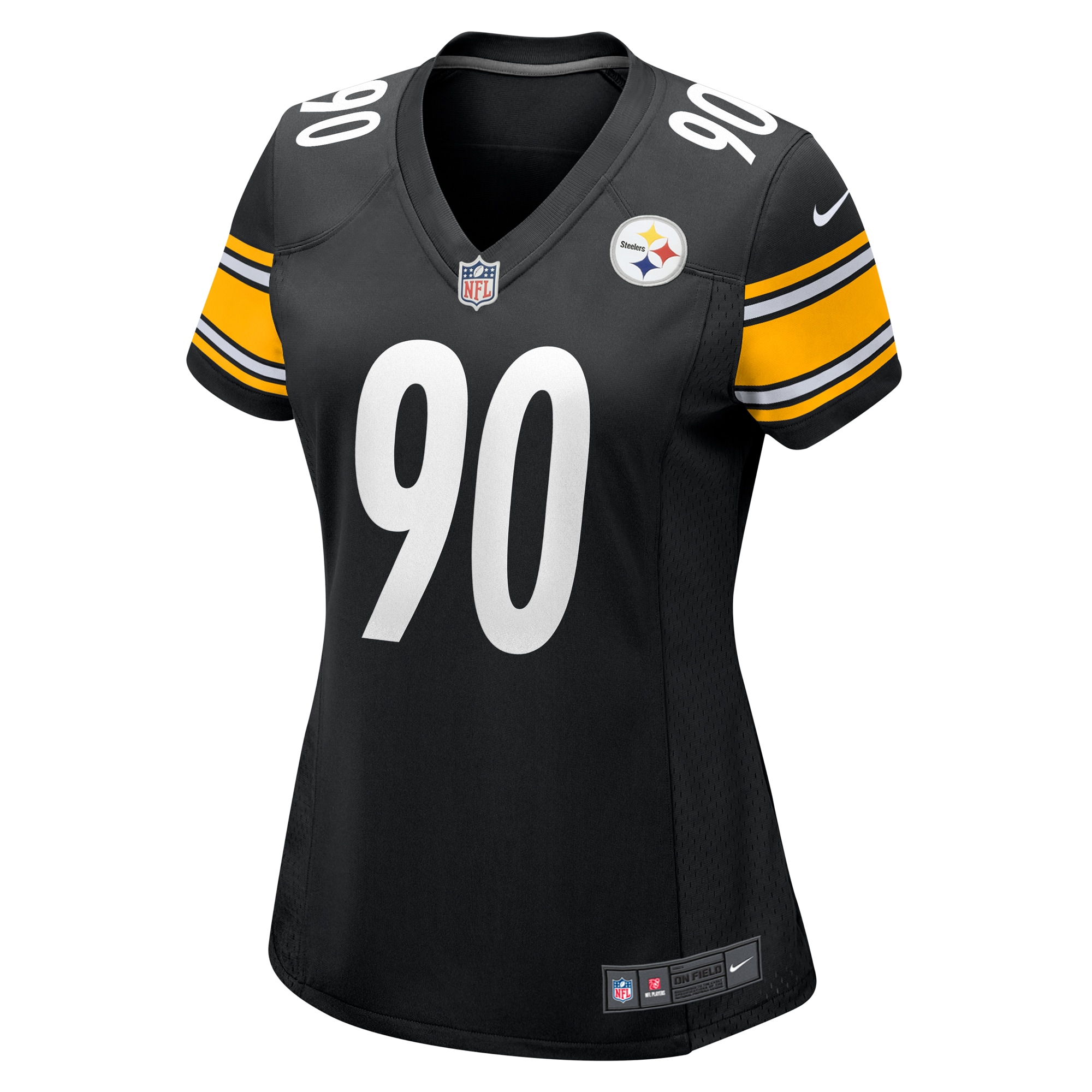 Pittsburgh Steelers T.J. Watt Black Game NFL Jersey Women's