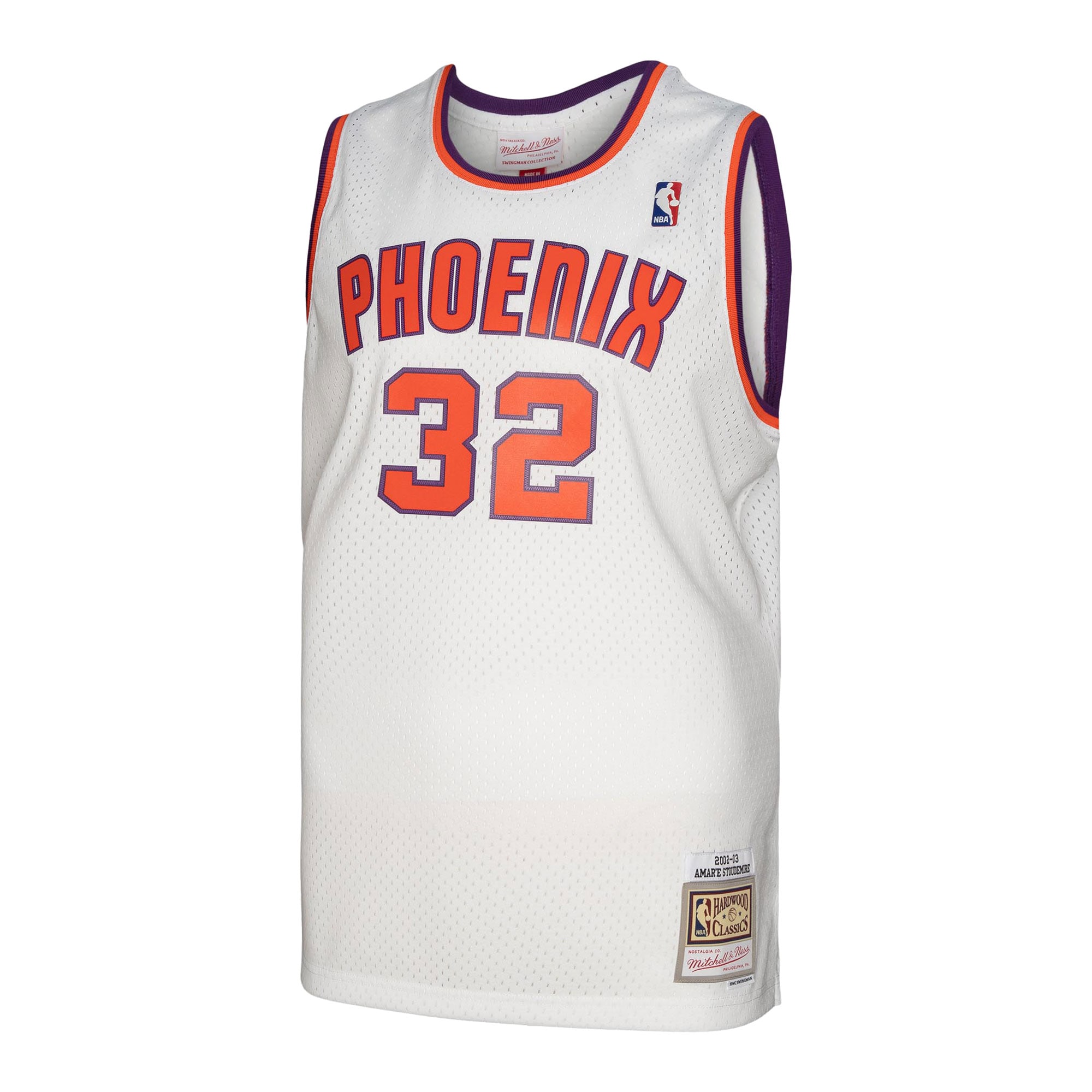 Mitchell Ness Amar'e Stoudemir White Phoenix Suns 2002/03 Hardwood Classics Swingman NBA Jersey Men's
