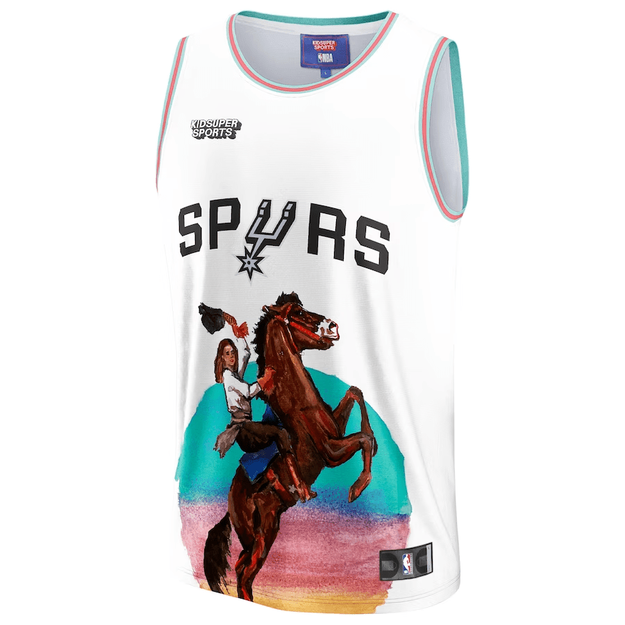 San Antonio Spurs KidSuper Studio Unisex Hometown White NBA Jersey Unisex