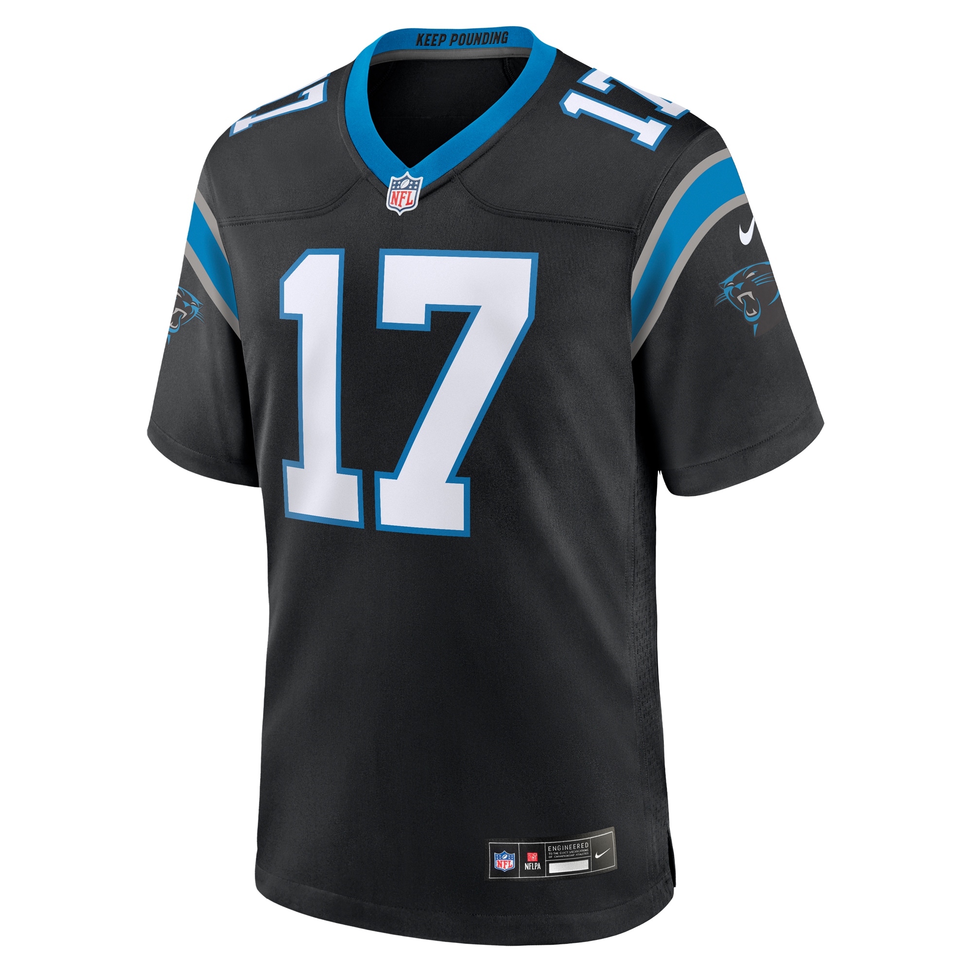 Carolina Panthers Xavier Legette Black 2024 First Round Pick Game Player NFL Jersey Men's