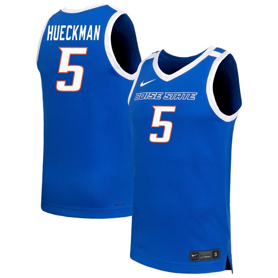 Allie Hueckman 5 Boise State Bronco Unisex NIL Royal NCAA Jersey Unisex