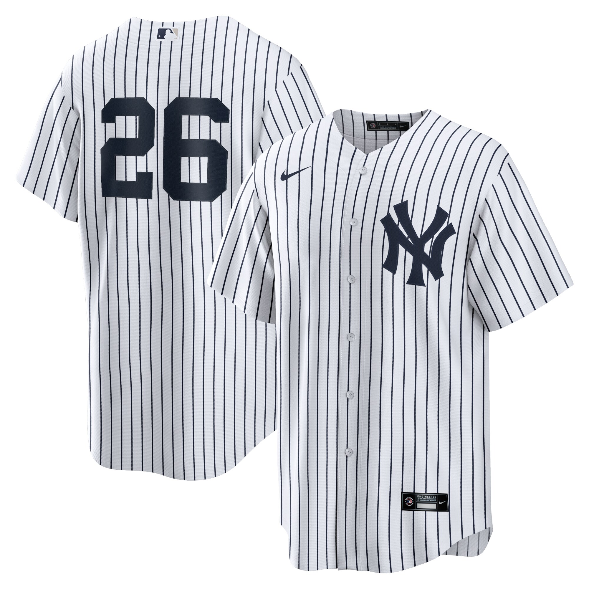 New York Yankees DJ LeMahieu White Home Player Name MLB Jersey Men's