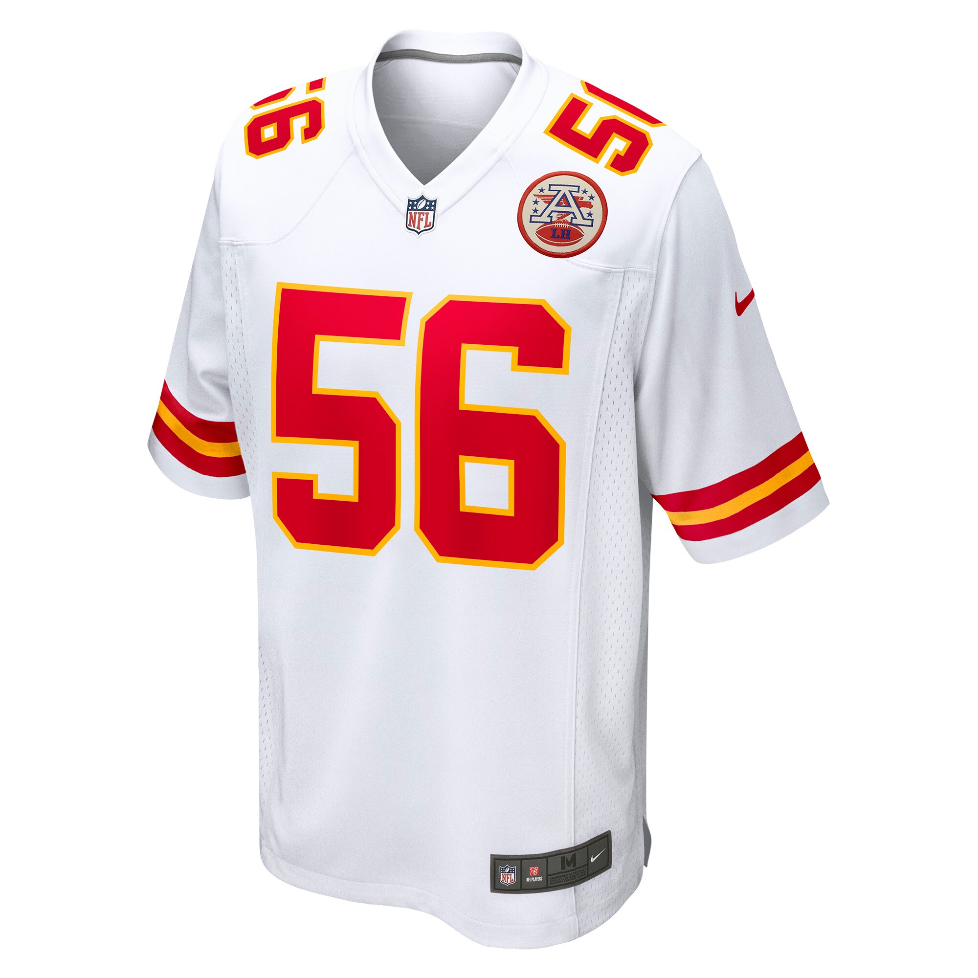 Kansas City Chiefs George Karlaftis White Away Game Player NFL Jersey Men's