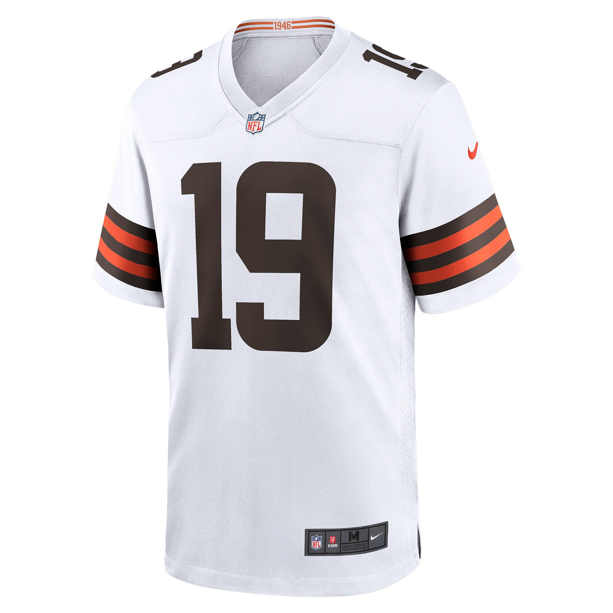 Cleveland Browns Bernie Kosar White Retired Player Game NFL Jersey Men's