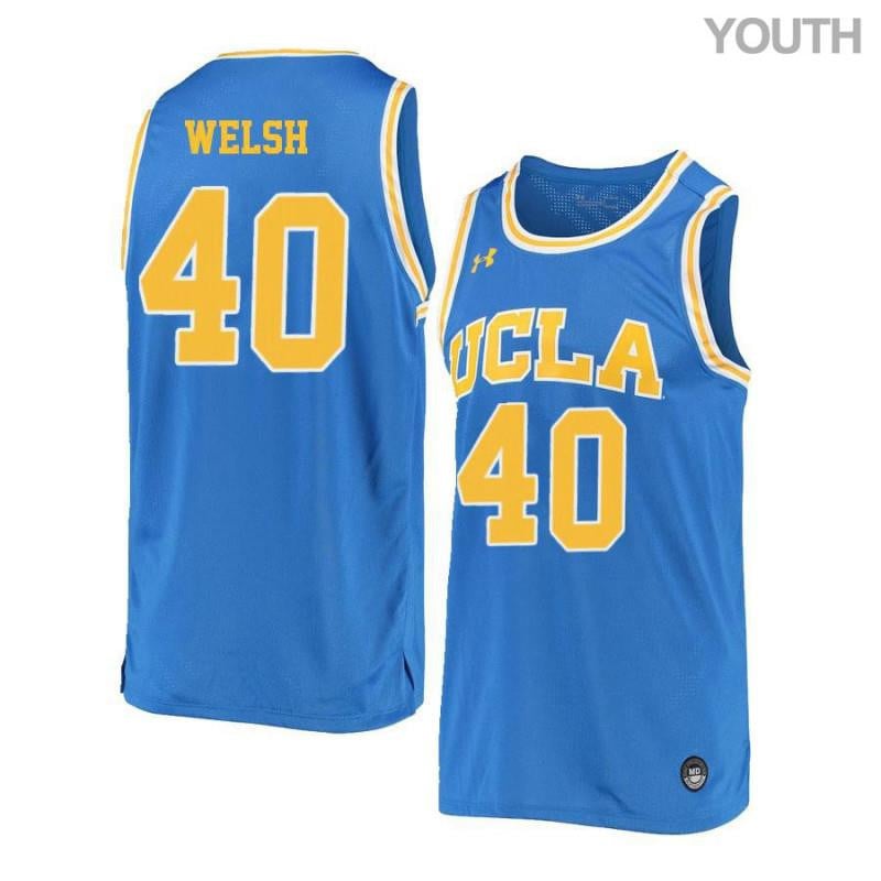 40 Thomas Welsh Blue Retro Elite UCLA Bruins NCAA Jersey Youth