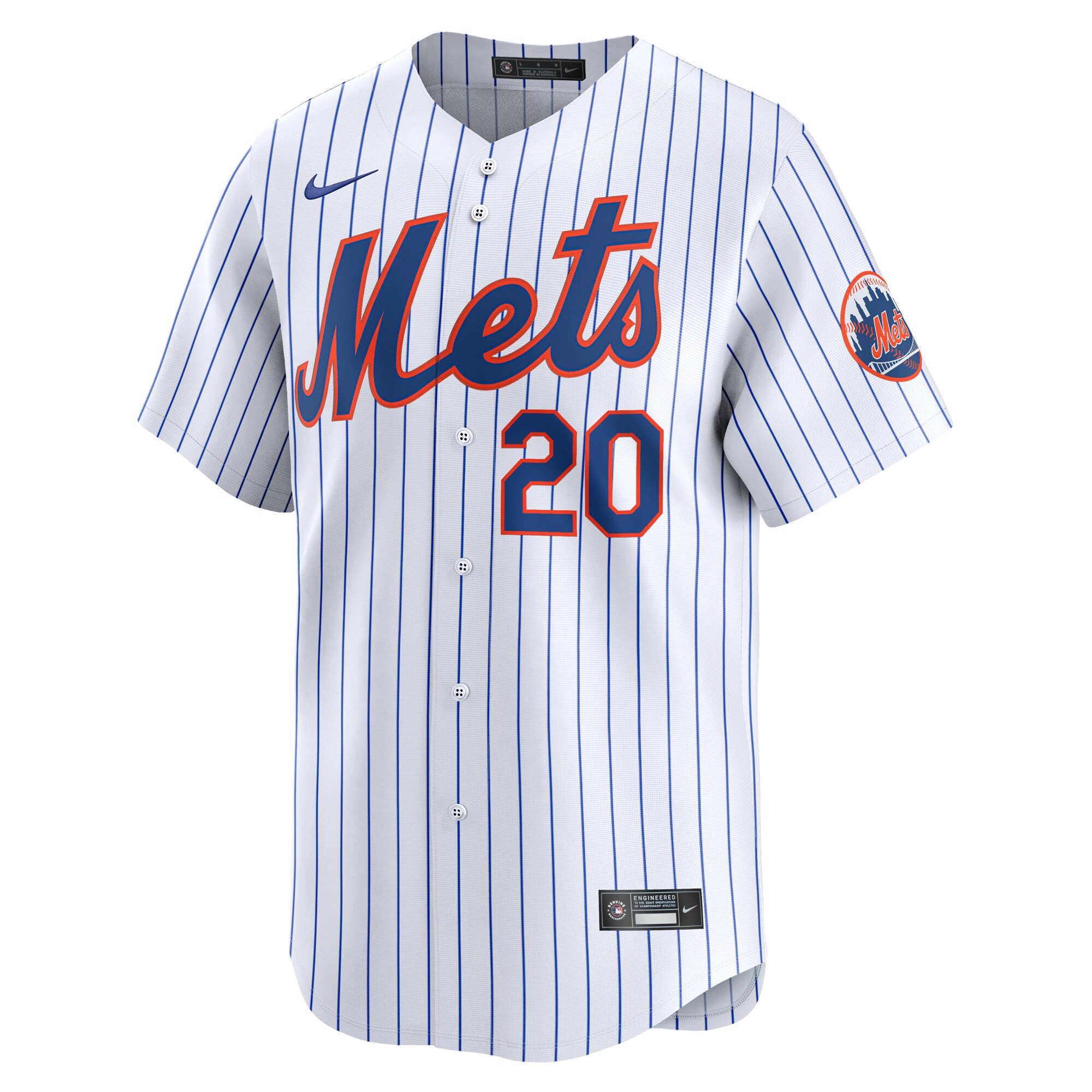 New York Mets Pete Alonso White Home Limited Player MLB Jersey Youth