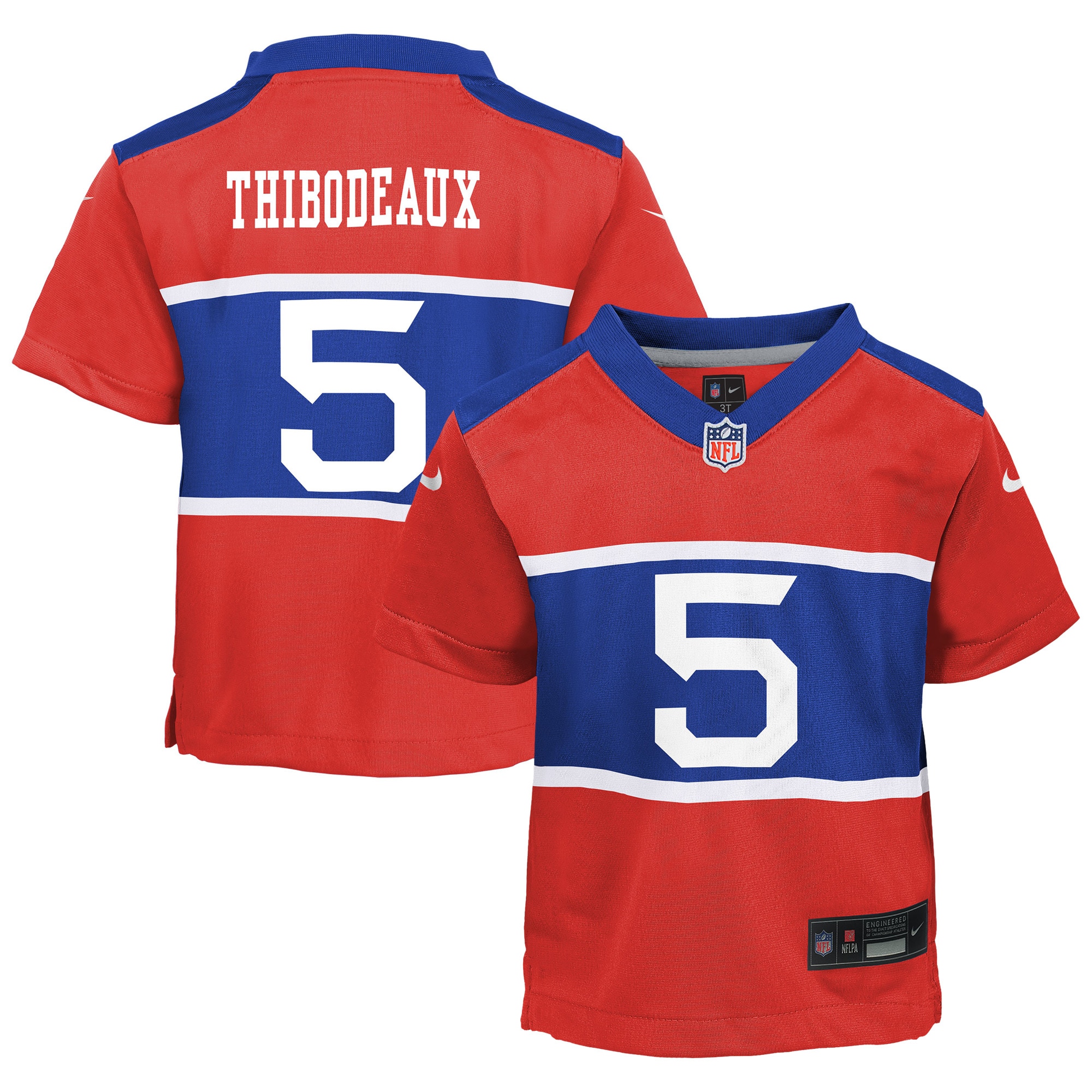 Preschool New York Giants Kayvon Thibodeaux Century Red Alternate Player Game NFL Jersey Men's