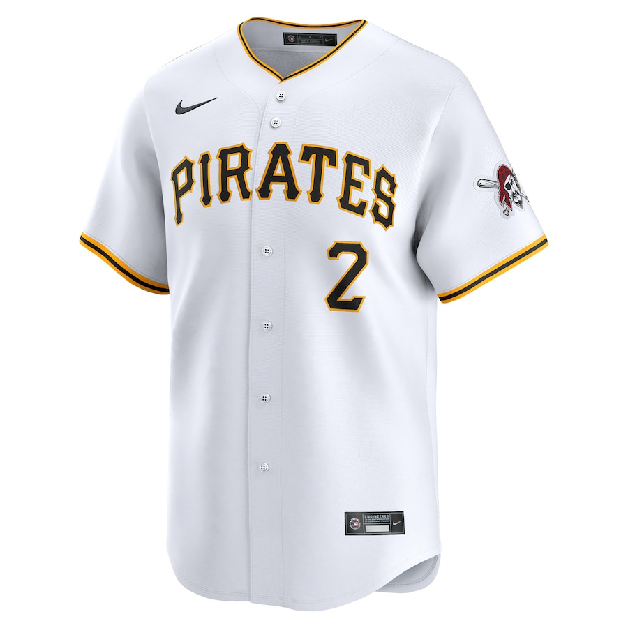 Connor Joe 2 Pittsburgh Pirates Home Limited White MLB Jersey Men's