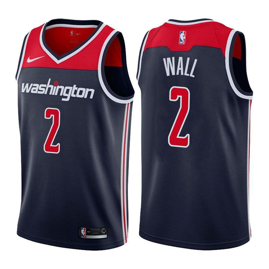 Washington Wizards John Wall 2 Swingman Statet Navy NBA Jersey Men's