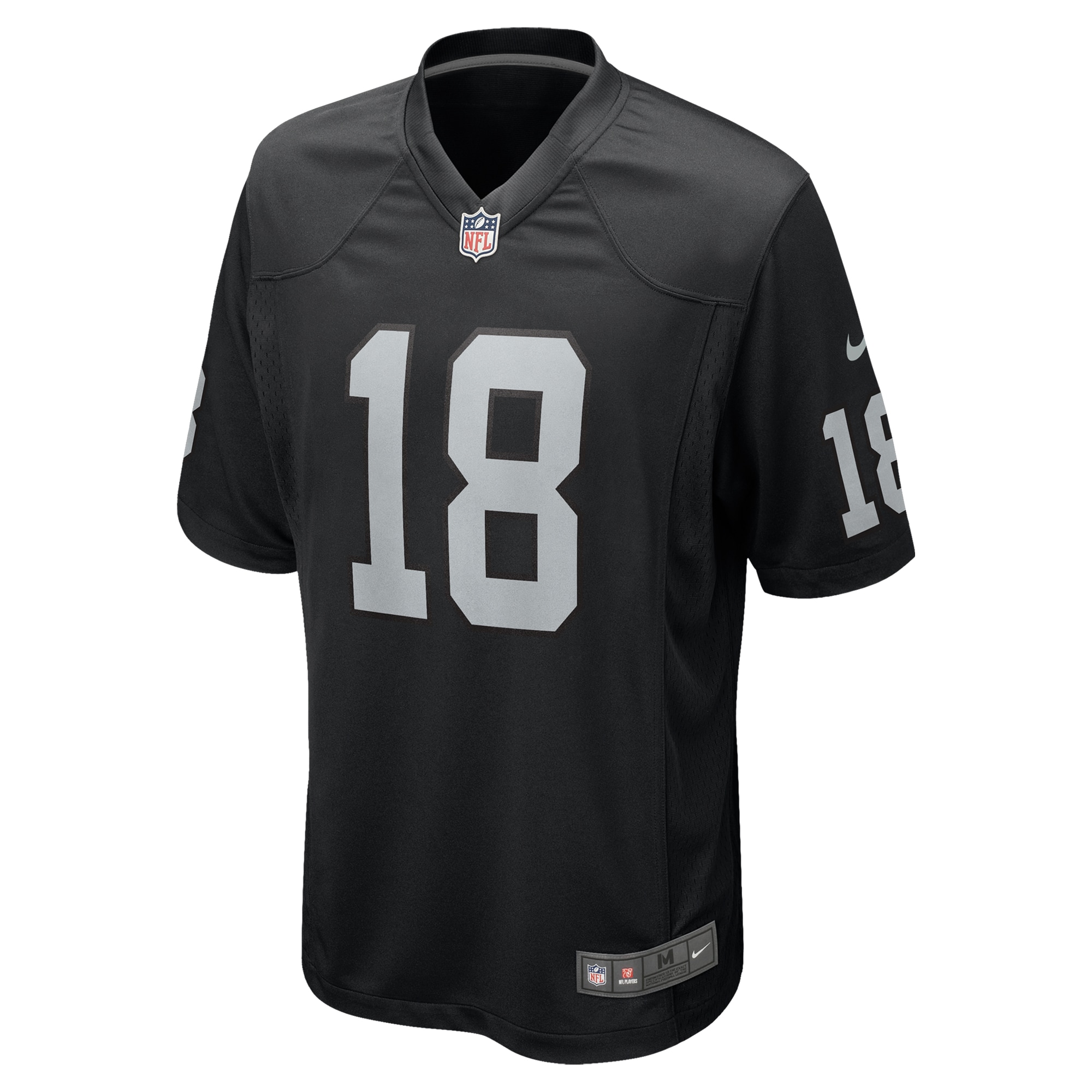 Las Vegas Raiders Jack Jones Black Team Game NFL Jersey Men's