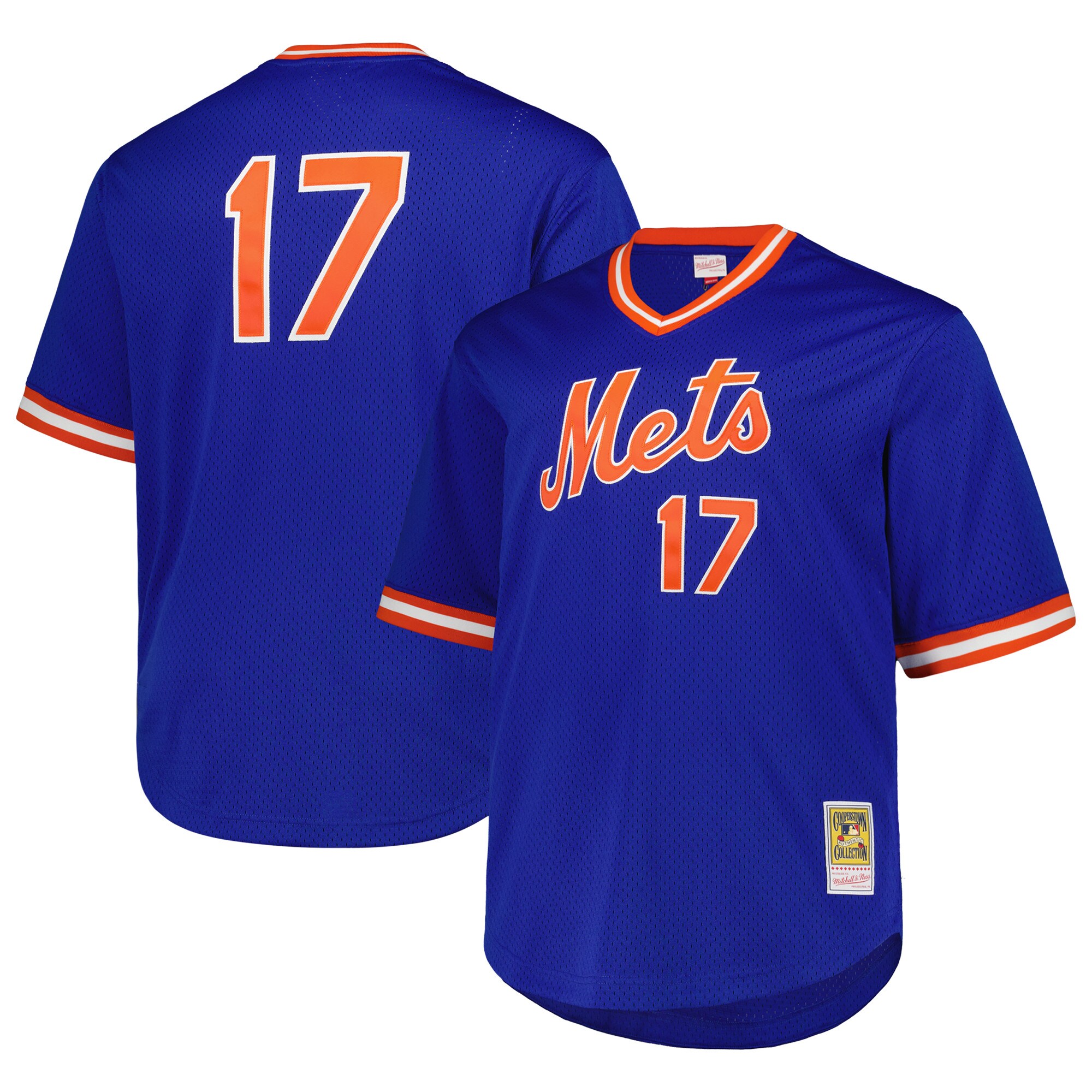 New York Mets Keith Hernandez Mitchell Ness Royal 1986 Cooperstown Collection Mesh Pullover MLB Jersey Men's