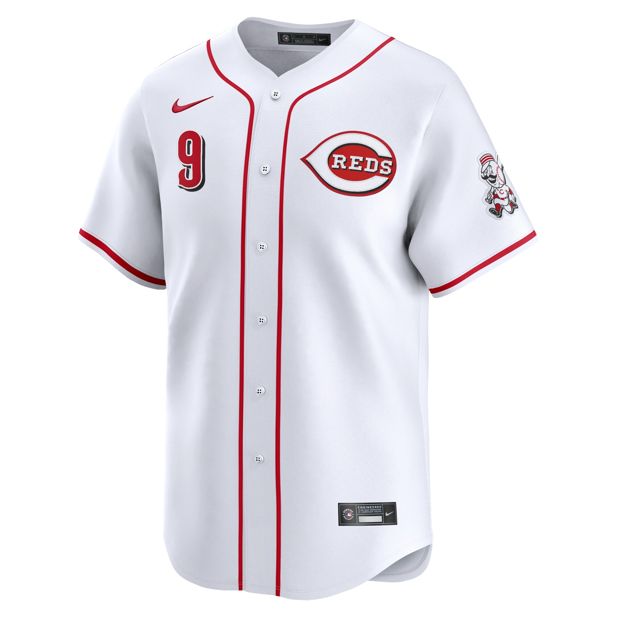 Cincinnati Reds Matt McLain White Home Limited Player MLB Jersey Men's