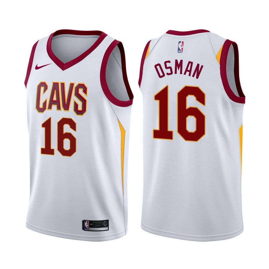 Cleveland Cavaliers Cedi Osman 16 Association Editio White NBA Jersey Men's
