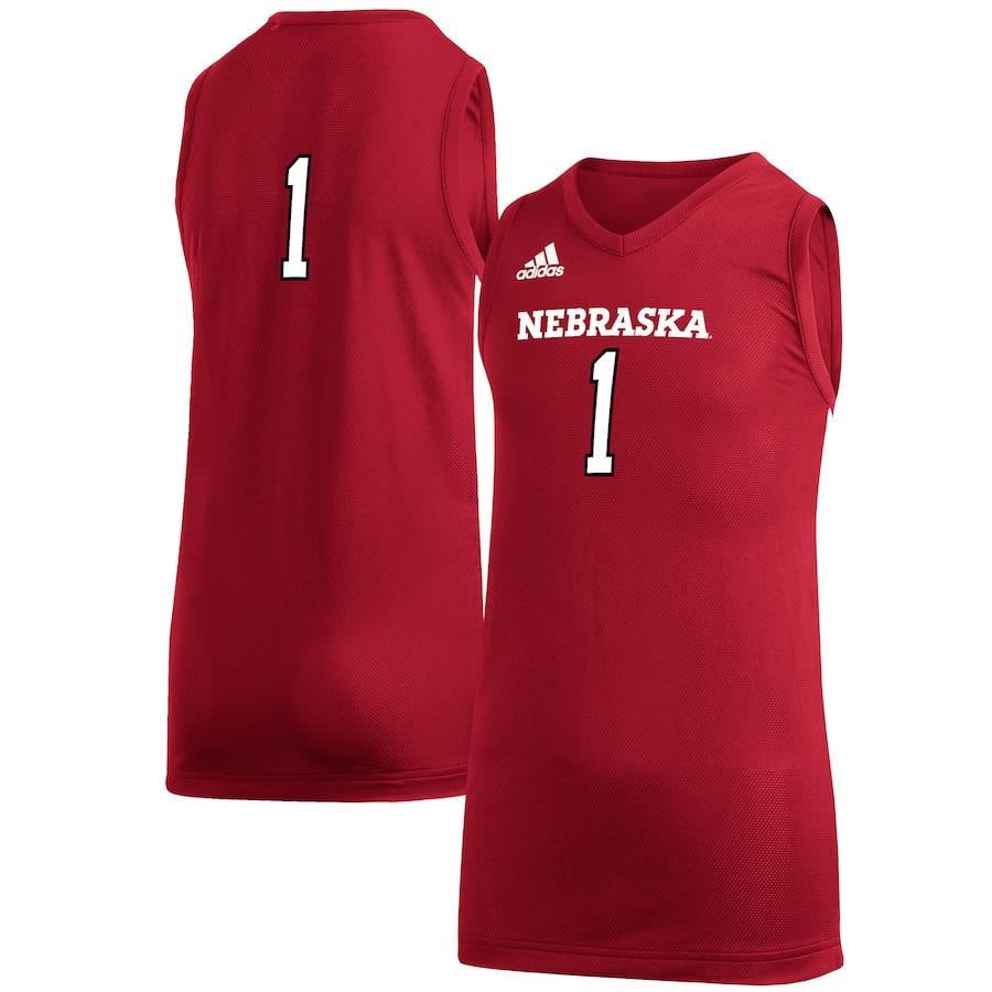 Nebraska Husker Game Scarlet #1 NCAA Jersey Youth