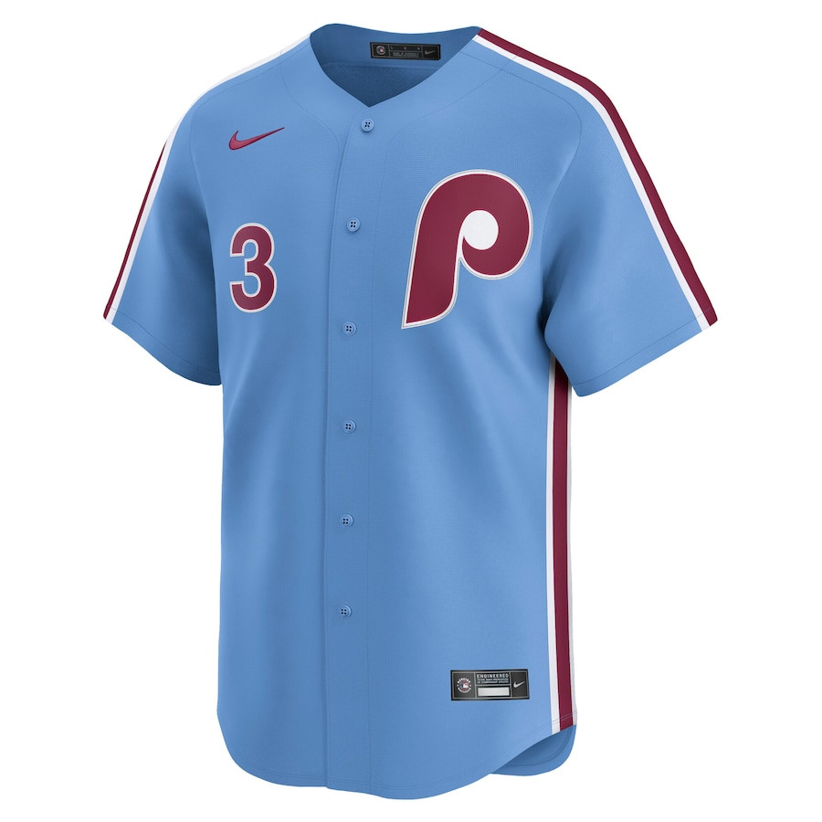 Bryce Harper 3 Philadelphia Phillies Alternate Limited Player Light Blue MLB Jersey Men's