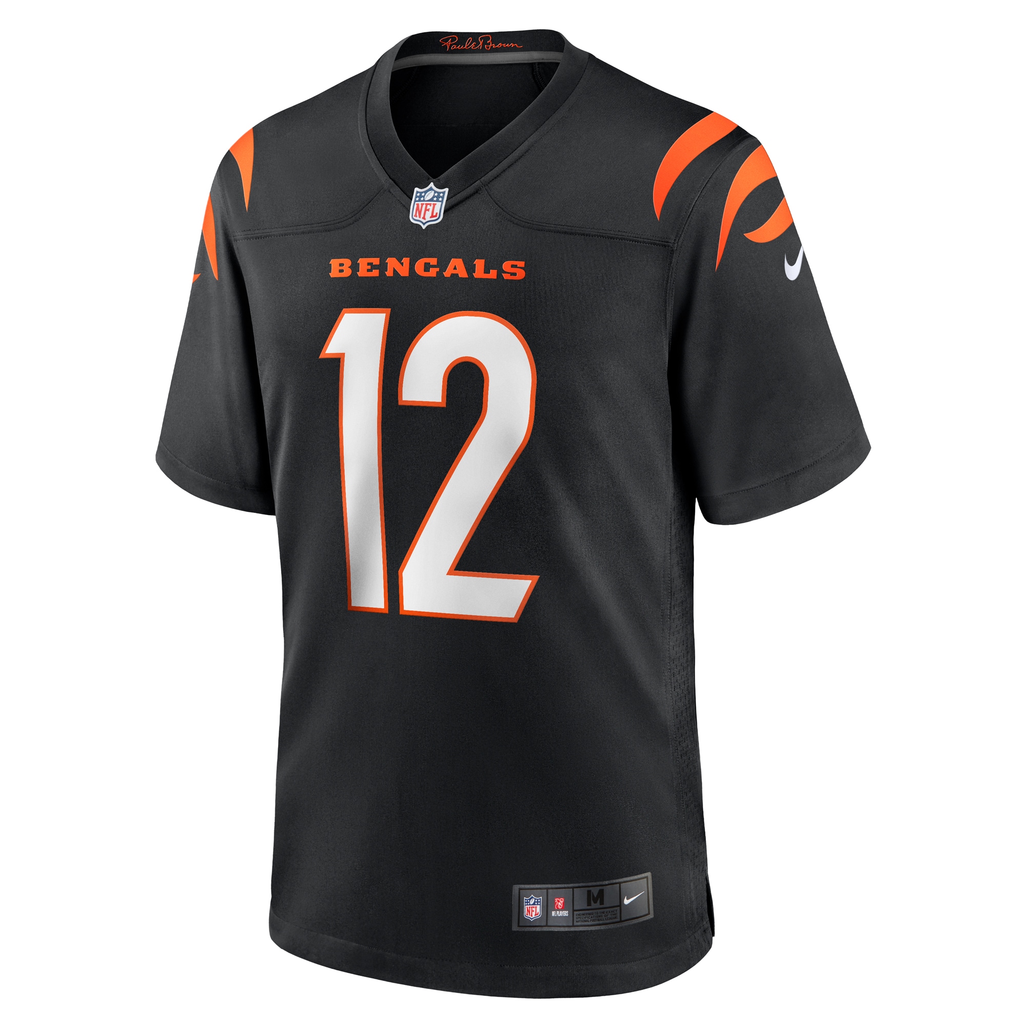 Cincinnati Bengals Shedrick Jackson Black Team Game NFL Jersey Men's