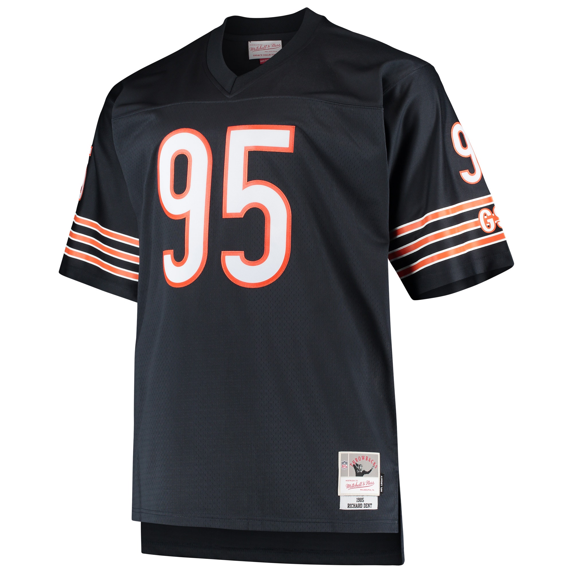 Chicago Bears Richard Dent Mitchell Ness Navy Big Tall 1985 Retired Player NFL Jersey Men's
