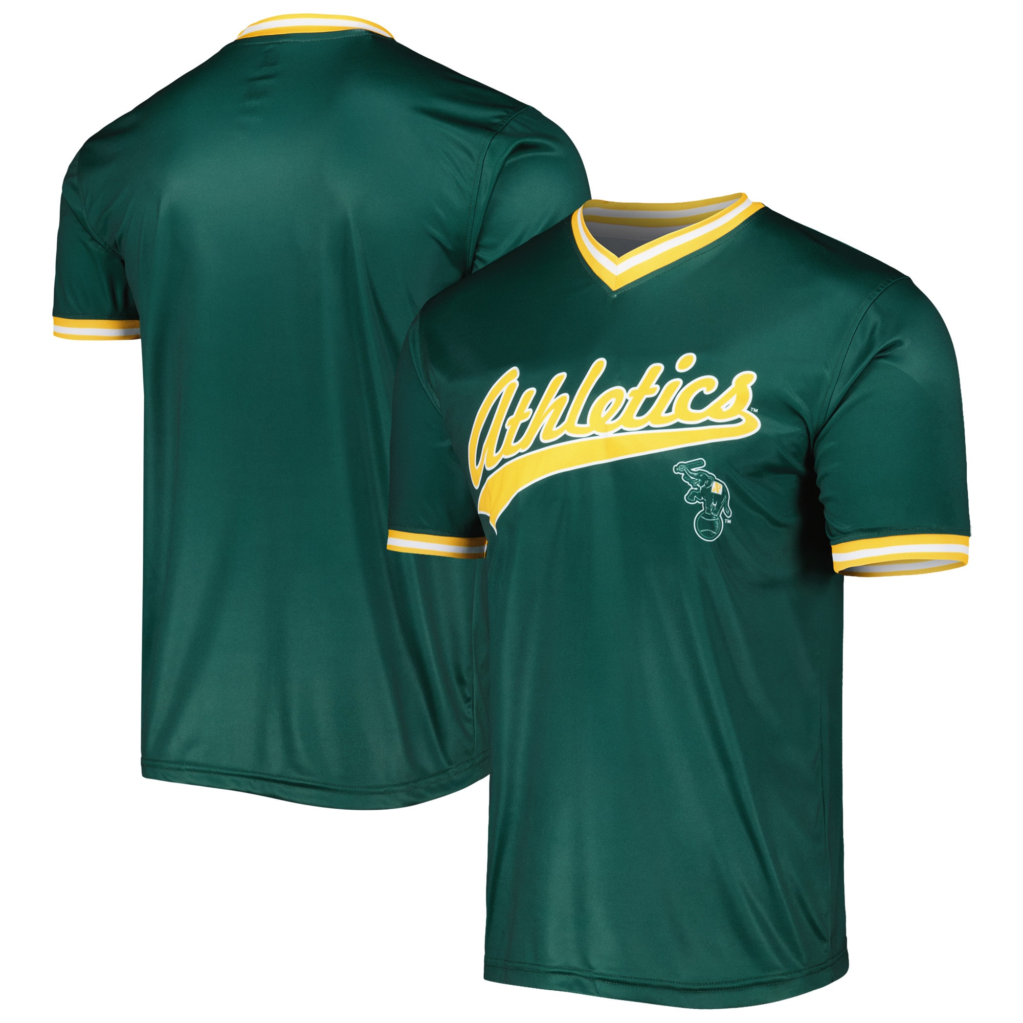 Oakland Athletics Stitches Kelly Green Cooperstown Collection Team MLB Jersey Men's