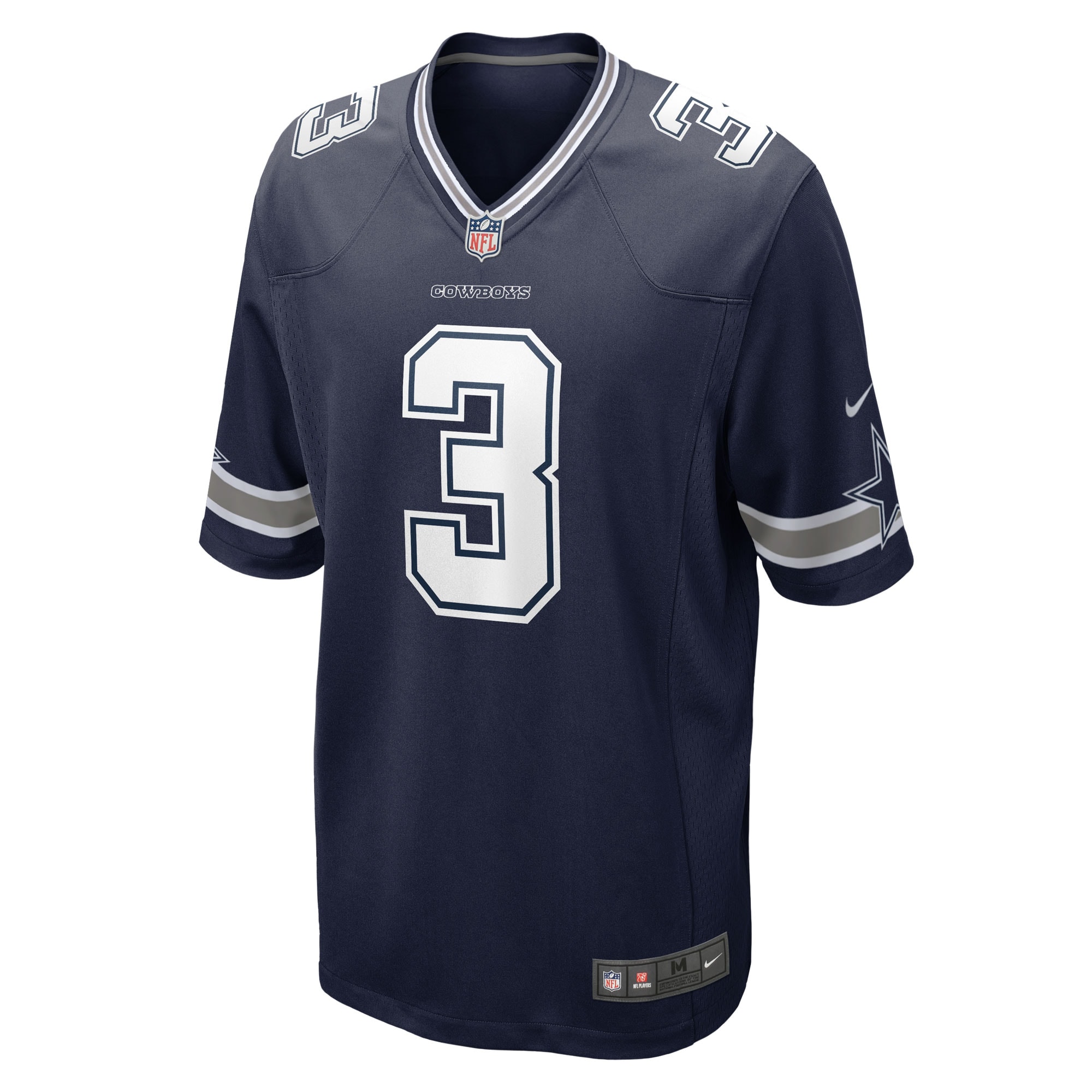 Dallas Cowboys Brandin Cooks Navy Game NFL Jersey Men's
