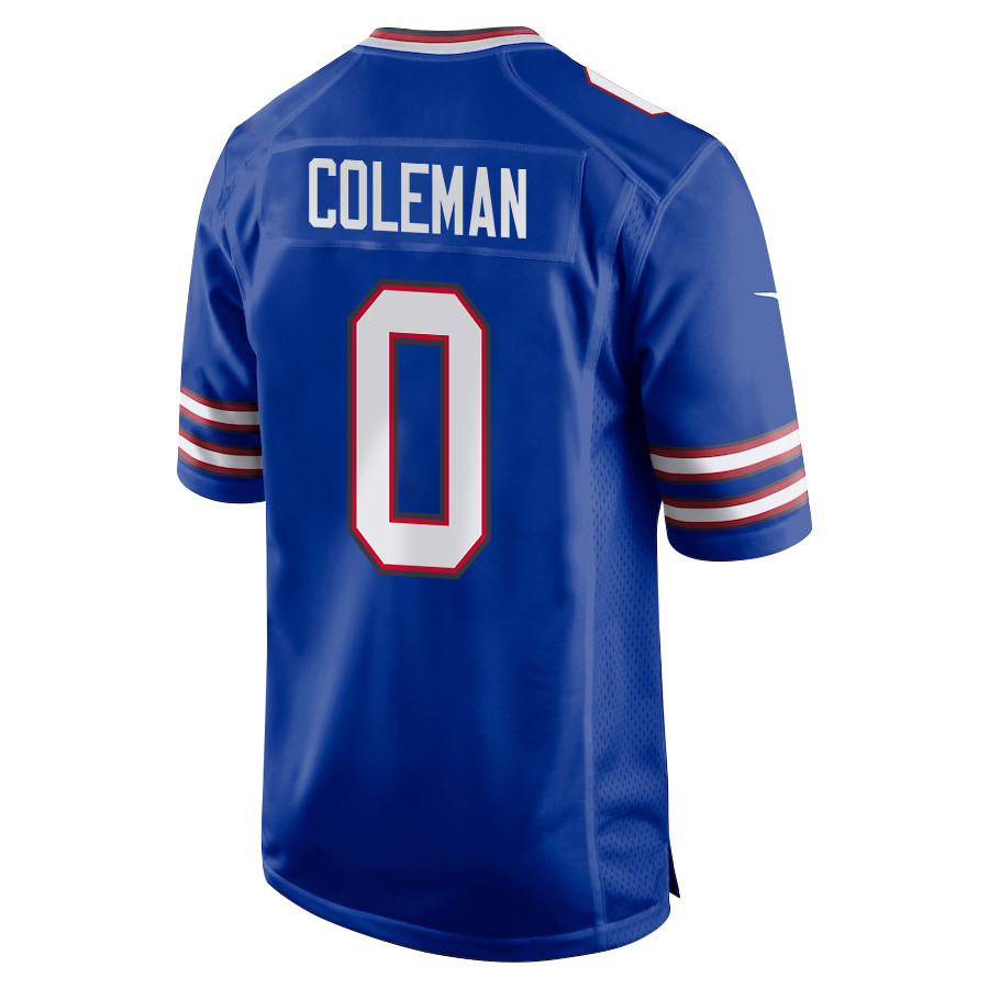 Keon Coleman 0 Buffalo Bills Super Bowl LIX New Orleans Patch Game Royal NFL Jersey Men's